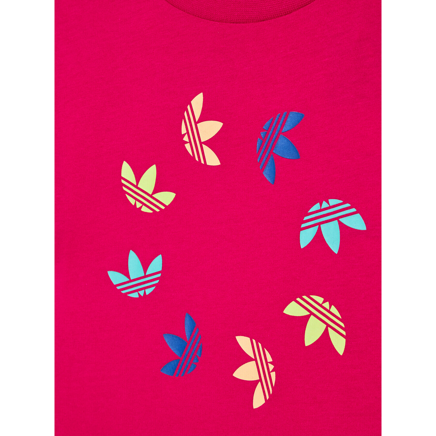 adidas T-Shirt adicolor HE6837 Růžová Regular Fit - Pepit.cz