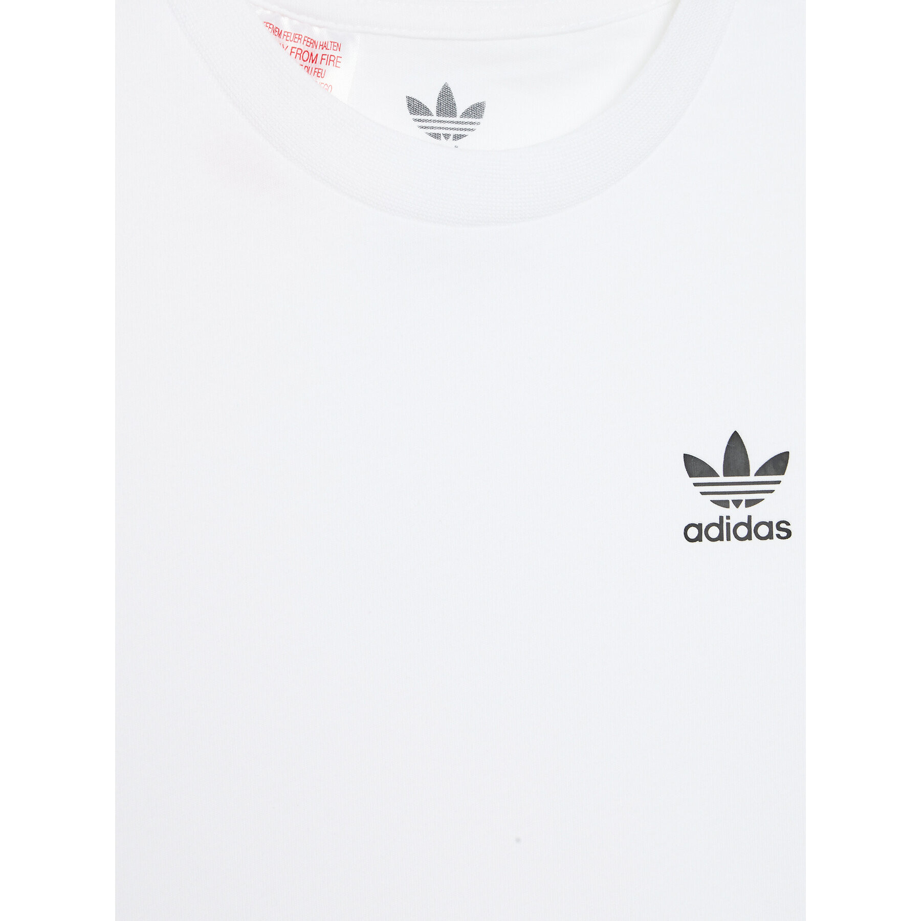 adidas T-Shirt adicolor HK0403 Bílá Regular Fit - Pepit.cz