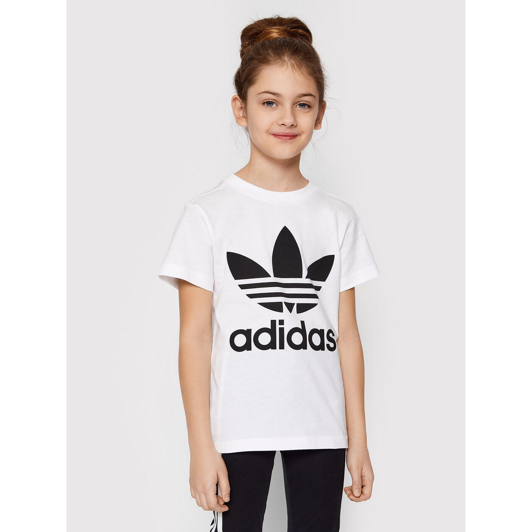 adidas T-Shirt adicolor Trefoil H25246 Bílá Regular Fit - Pepit.cz