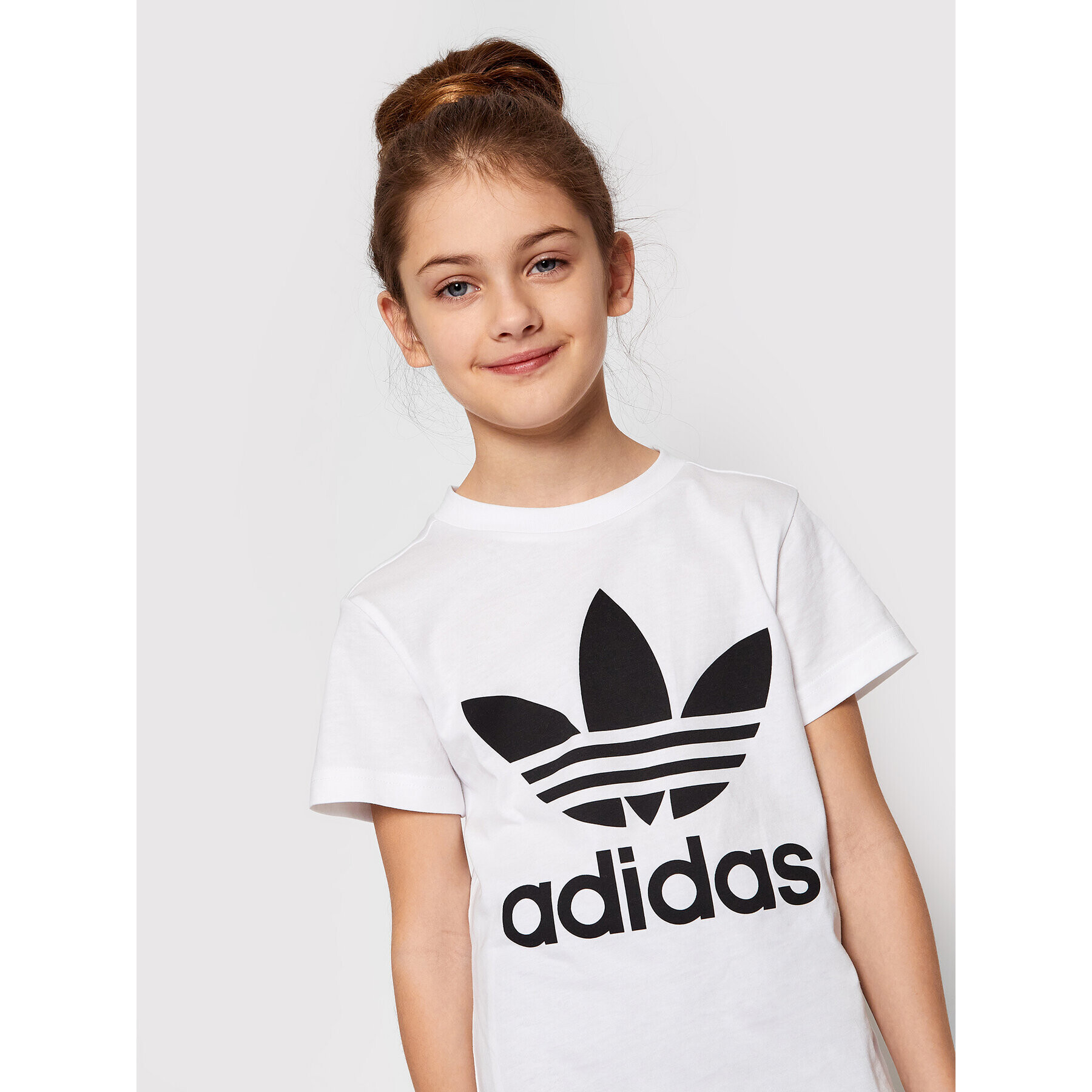 adidas T-Shirt adicolor Trefoil H25246 Bílá Regular Fit - Pepit.cz