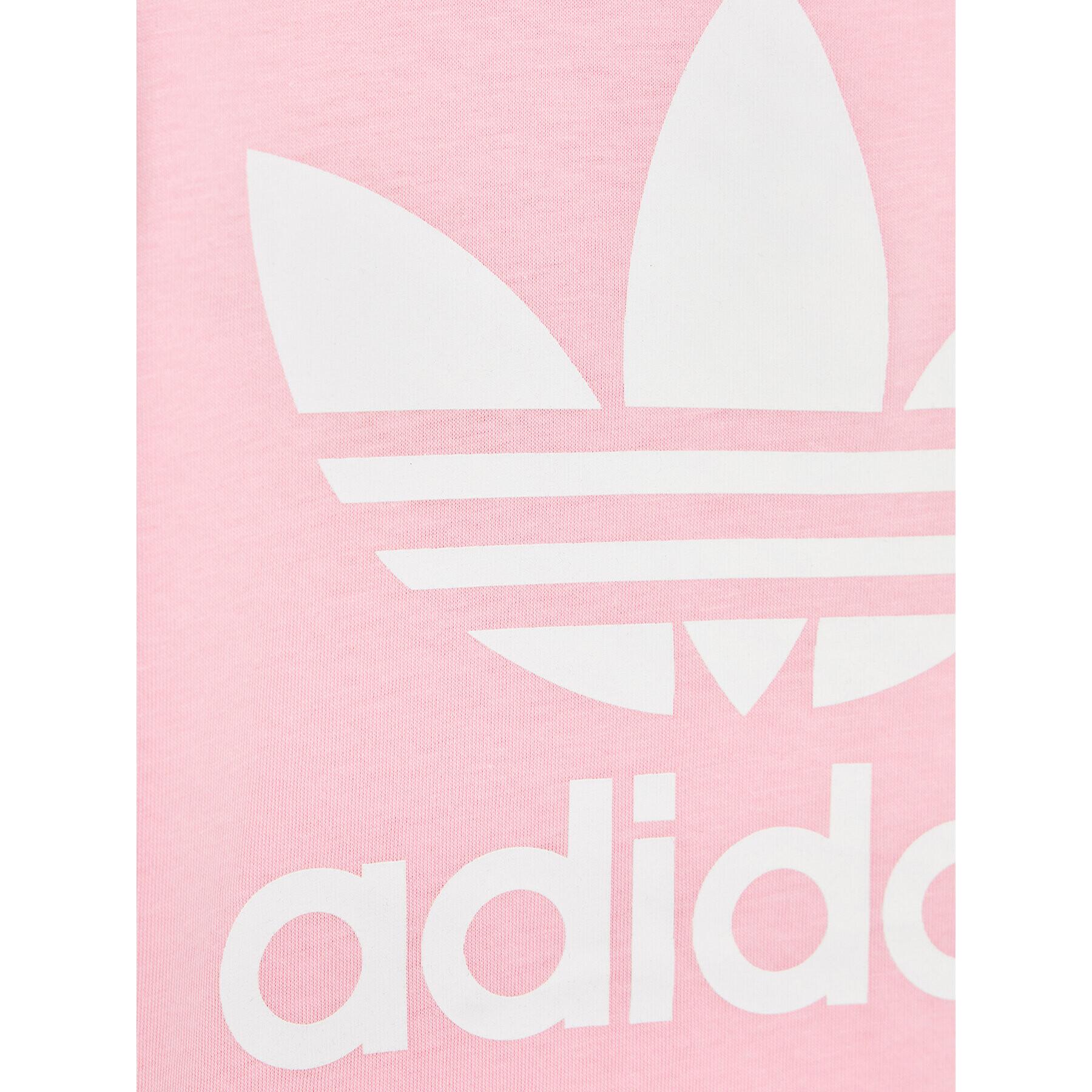 adidas T-Shirt adicolor Trefoil HC1974 Růžová Regular Fit - Pepit.cz