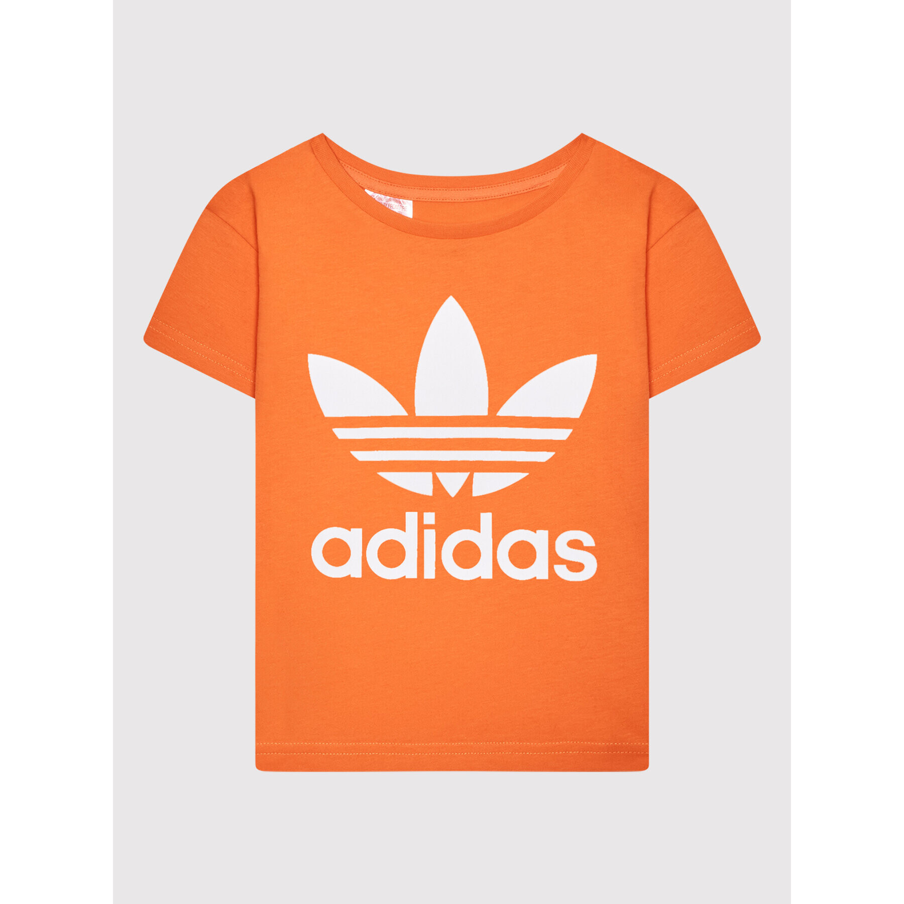 adidas T-Shirt adicolor Trefoil HK2907 Oranžová Regular Fit - Pepit.cz