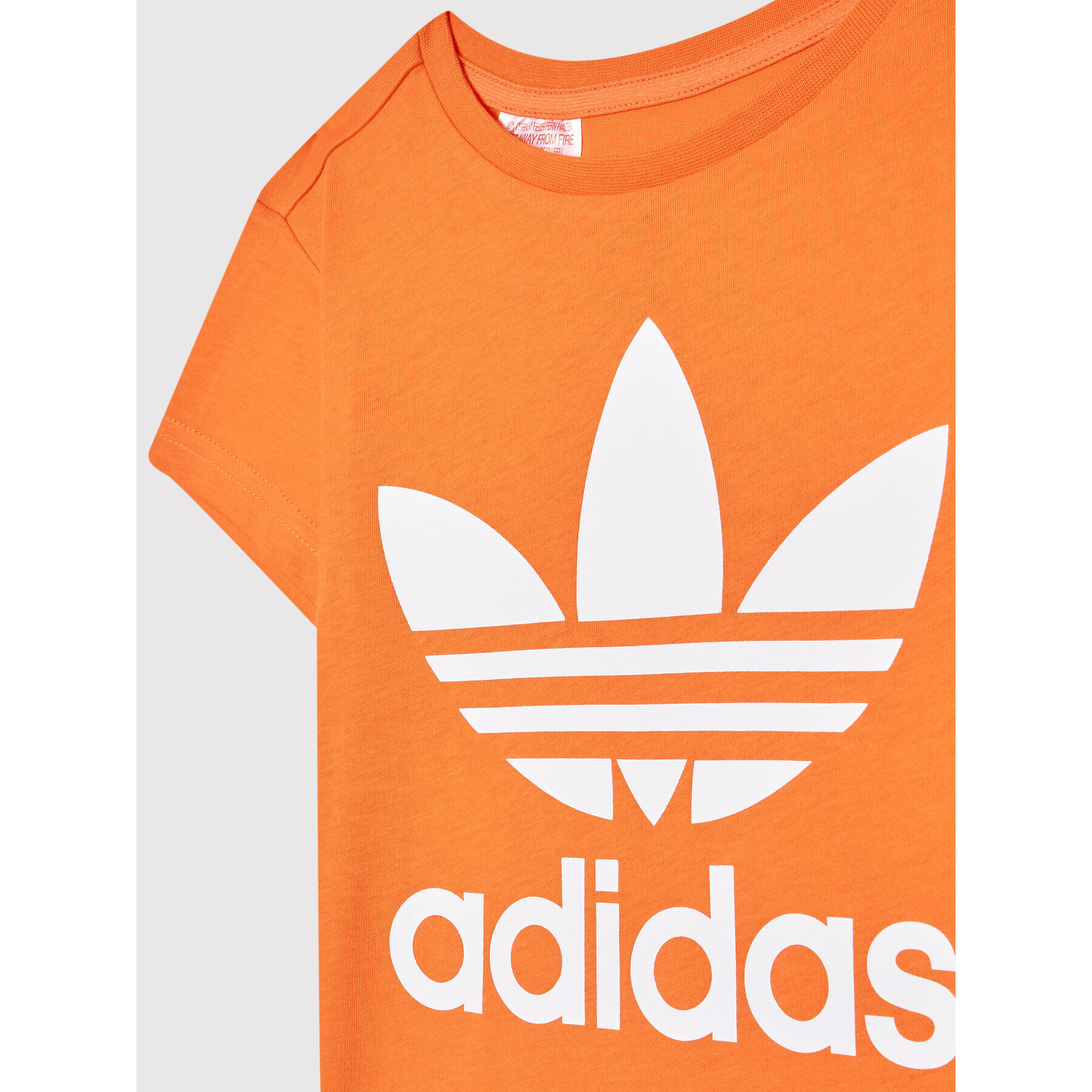 adidas T-Shirt adicolor Trefoil HK2907 Oranžová Regular Fit - Pepit.cz