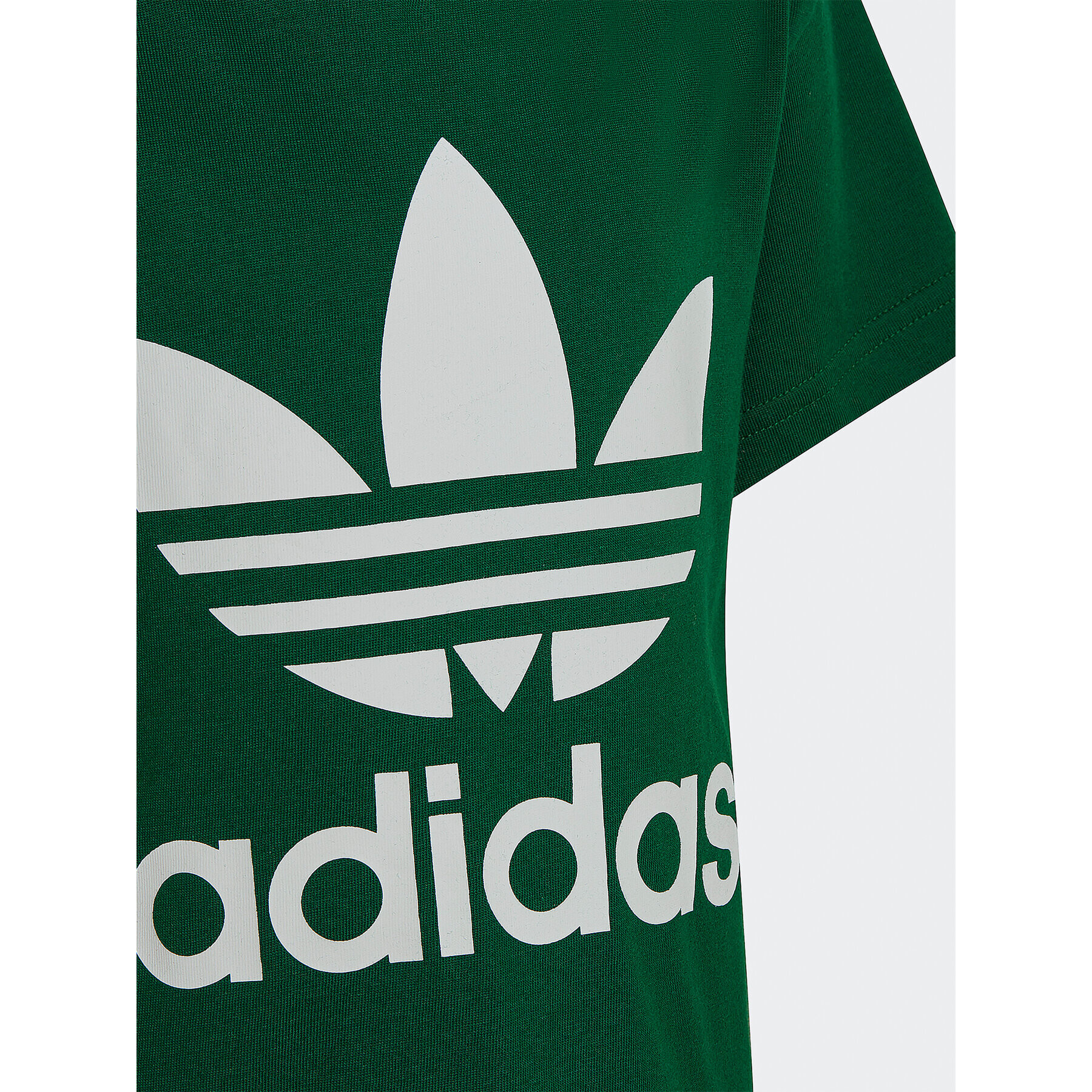 adidas T-Shirt adicolor Trefoil IC9119 Zelená Regular Fit - Pepit.cz