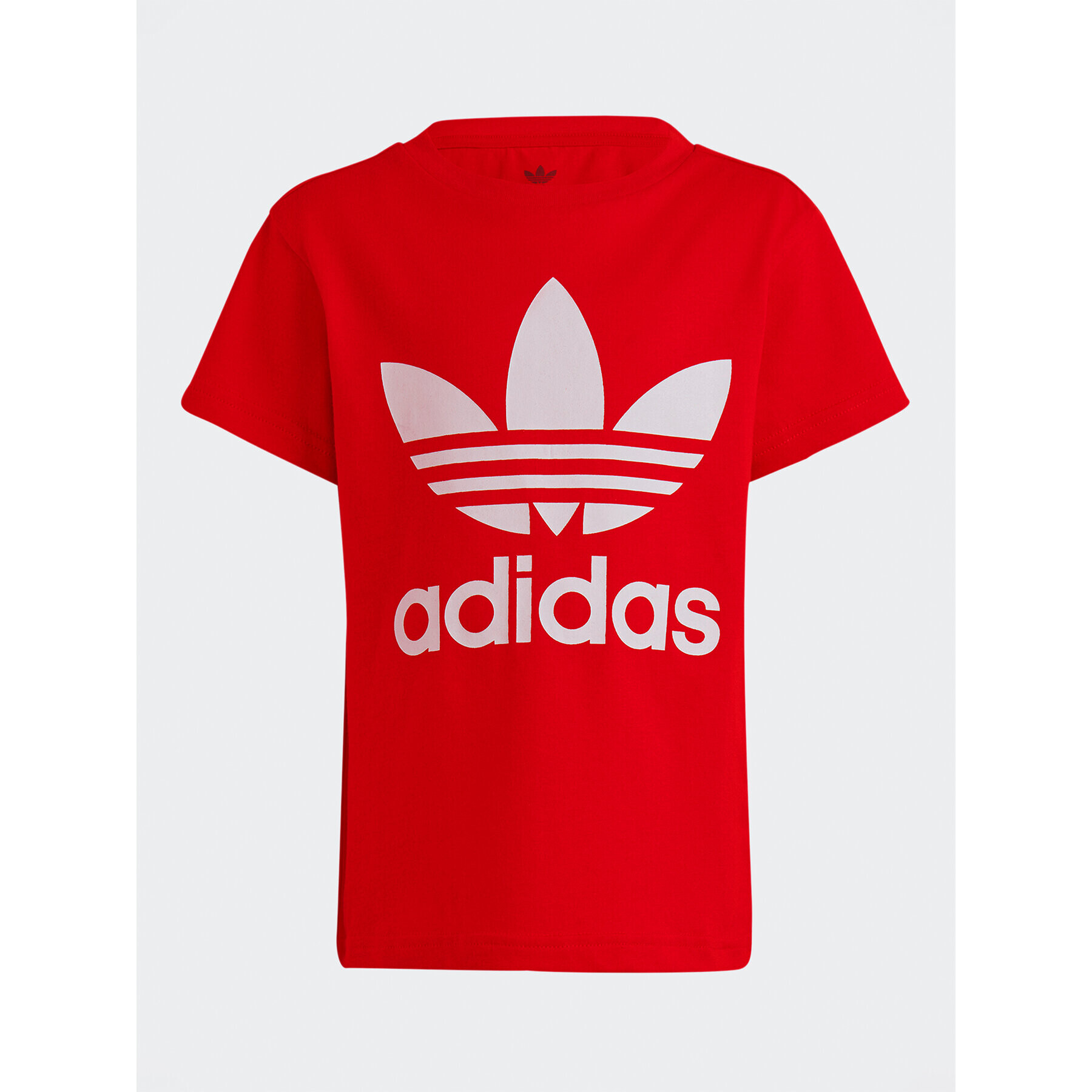 adidas T-Shirt Adicolor Trefoil T-Shirt IC9117 Červená Regular Fit - Pepit.cz