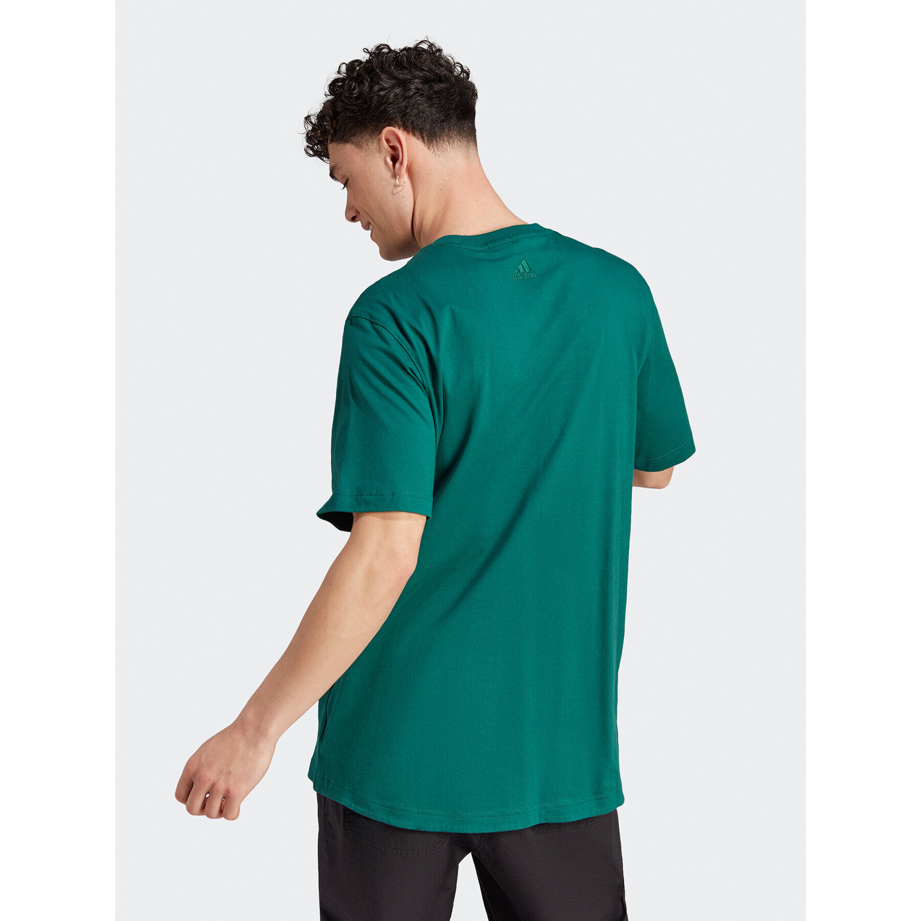 adidas T-Shirt All SZN Graphic IJ9434 Zelená Loose Fit - Pepit.cz