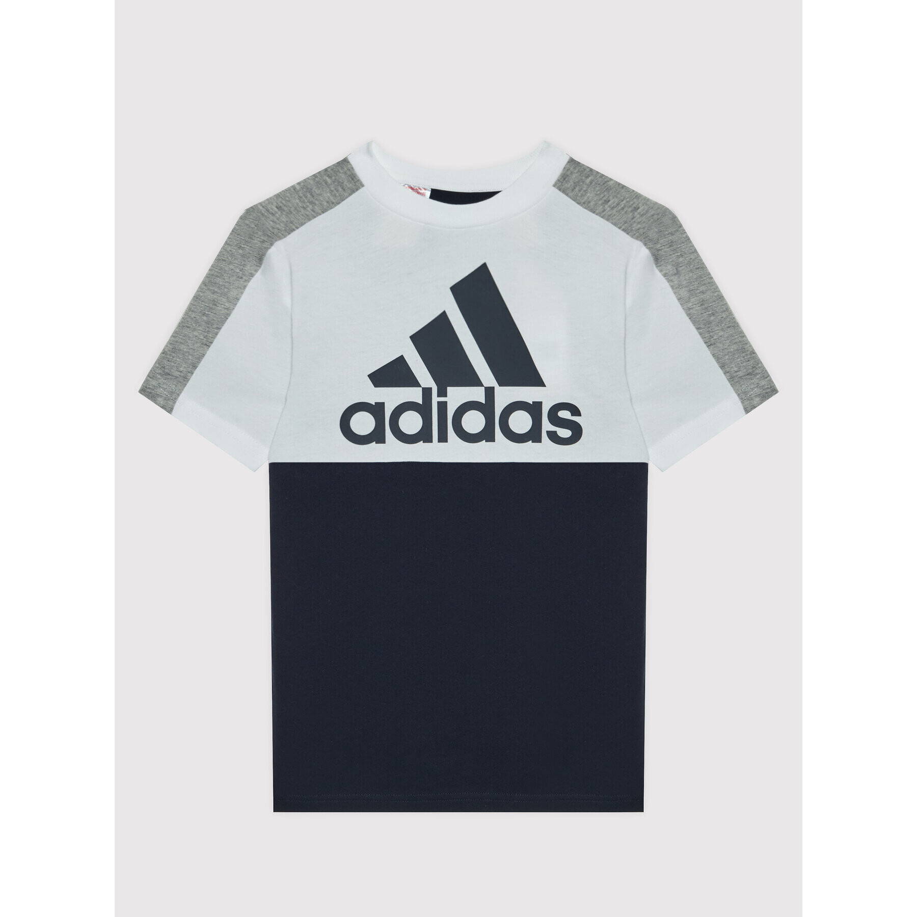 adidas T-Shirt B Cb Logo HC5650 Tmavomodrá Regular Fit - Pepit.cz