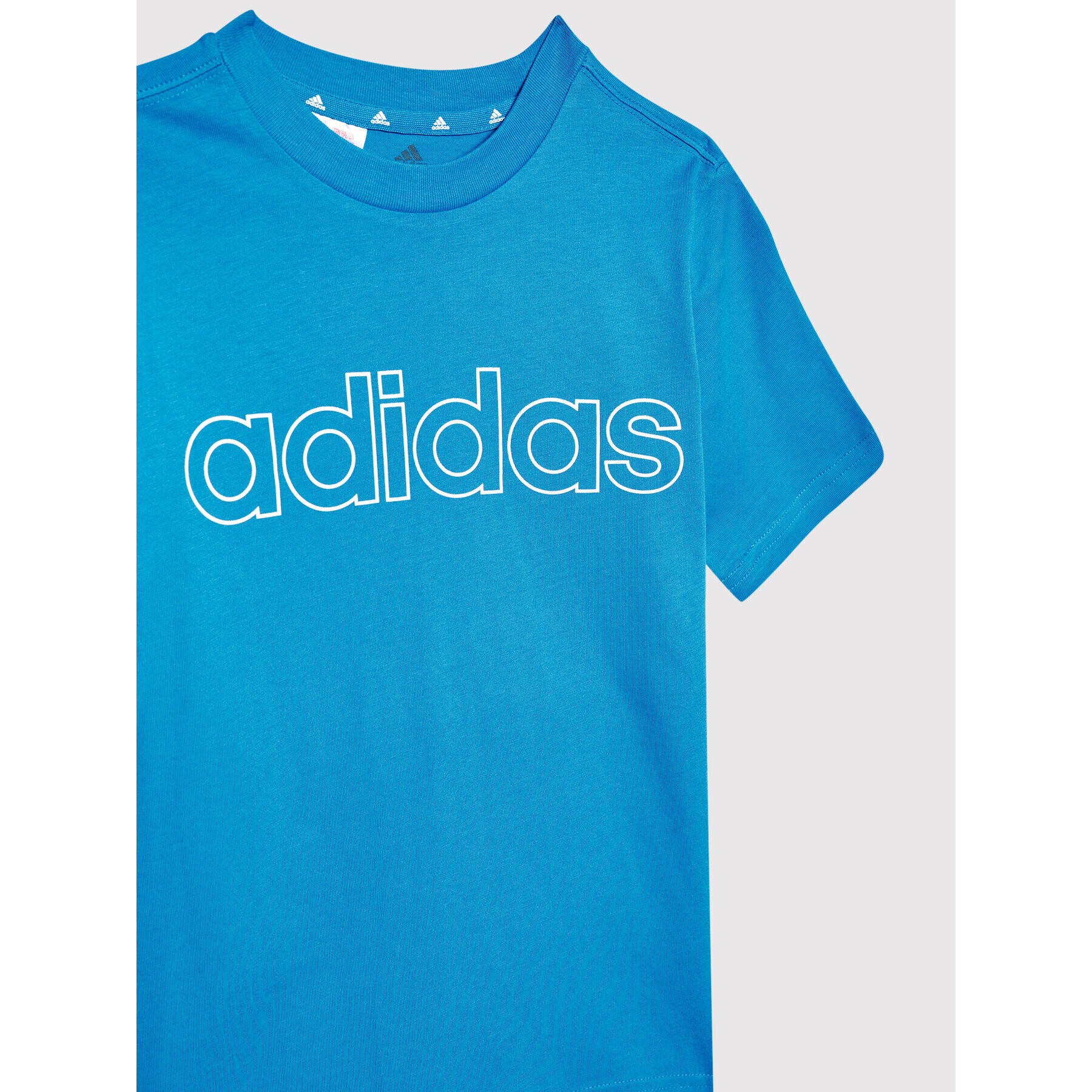 adidas T-Shirt B Lin HD5970 Modrá Regular Fit - Pepit.cz