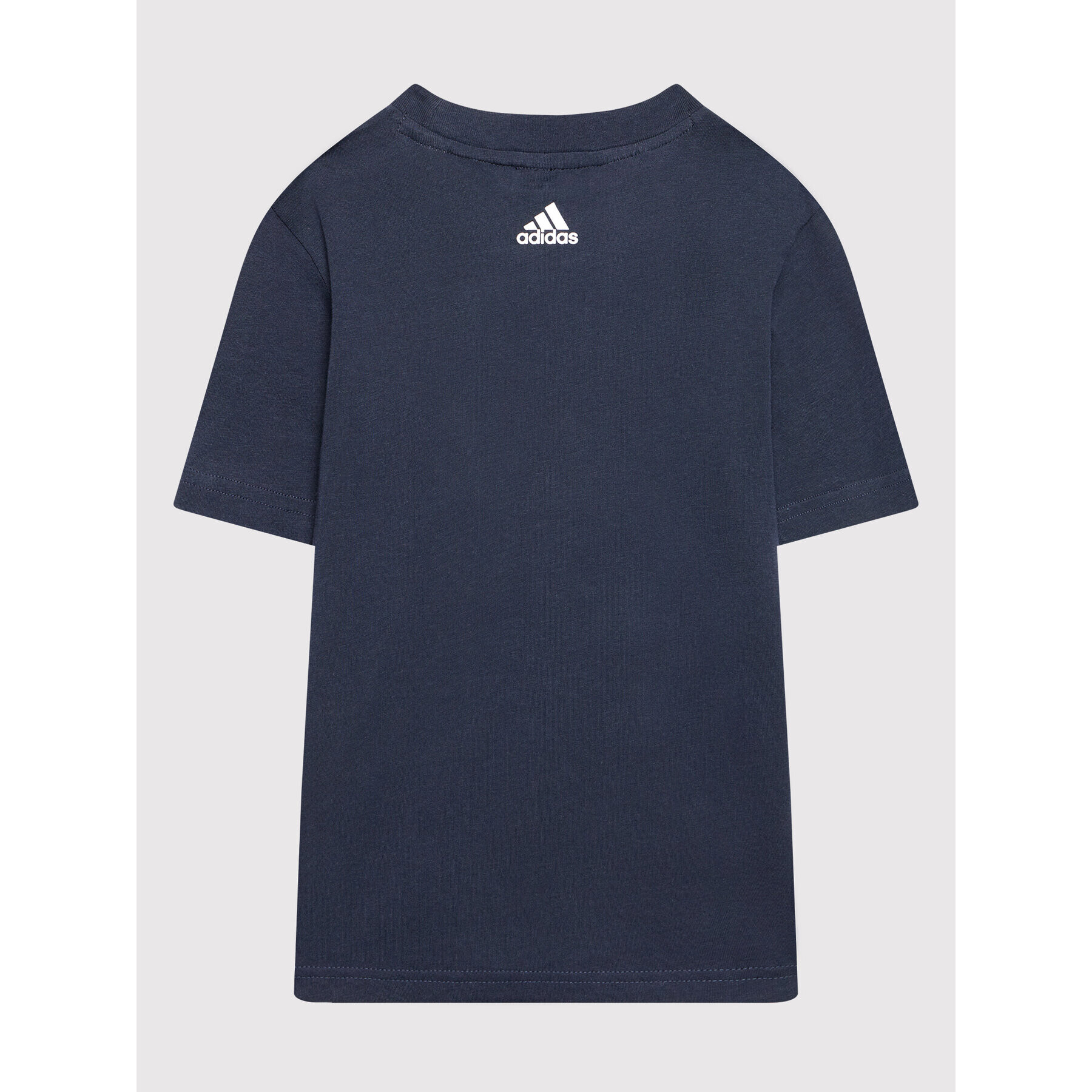 adidas T-Shirt B Lin HE9273 Tmavomodrá Regular Fit - Pepit.cz