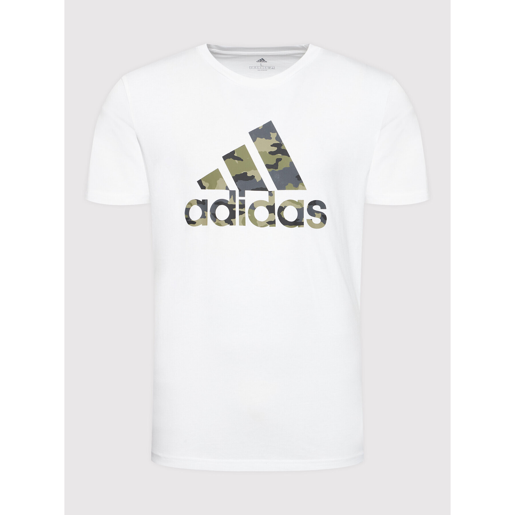 adidas T-Shirt Camo Bos HE2371 Bílá Regular Fit - Pepit.cz