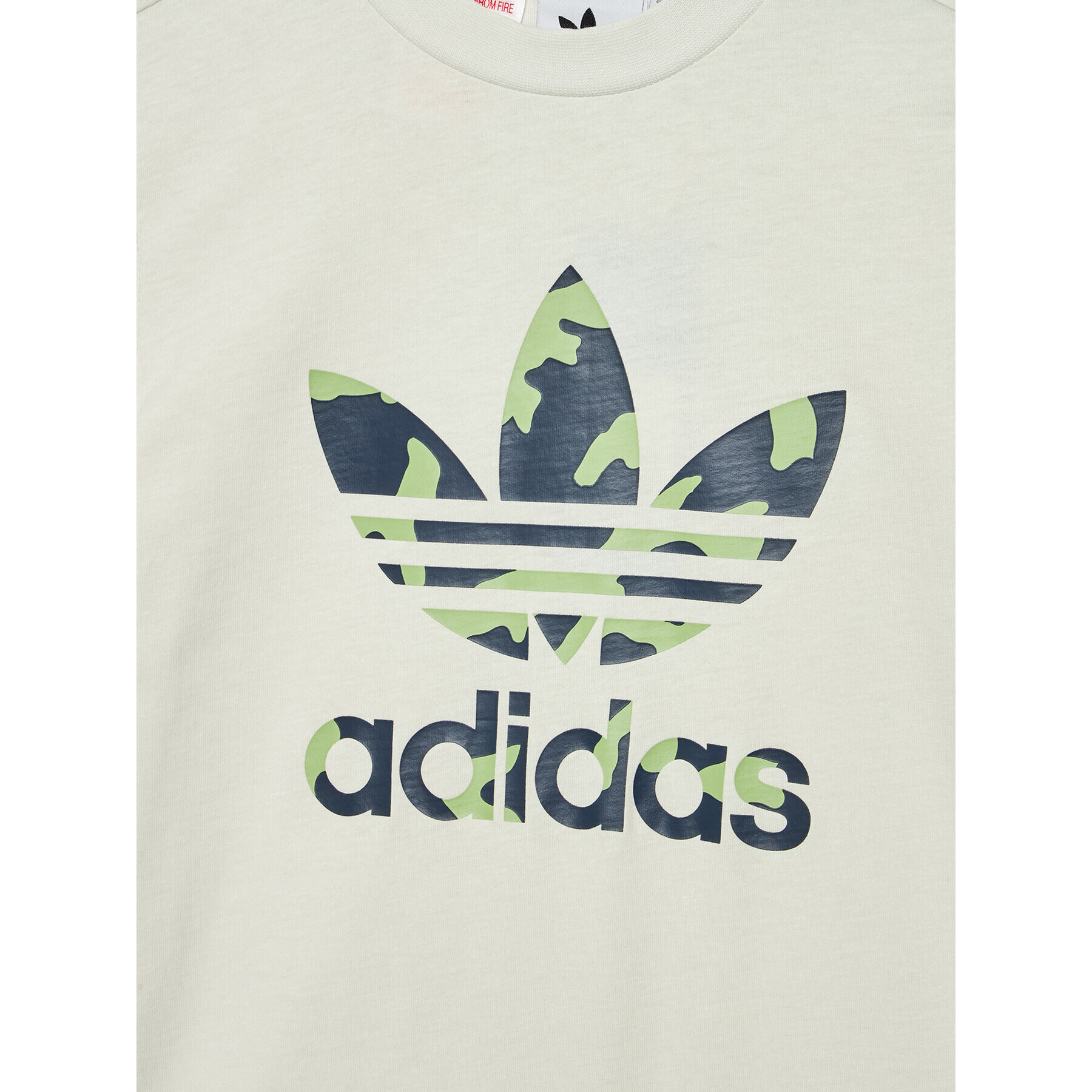 adidas T-Shirt Camo Graphic HF7451 Béžová Regular Fit - Pepit.cz