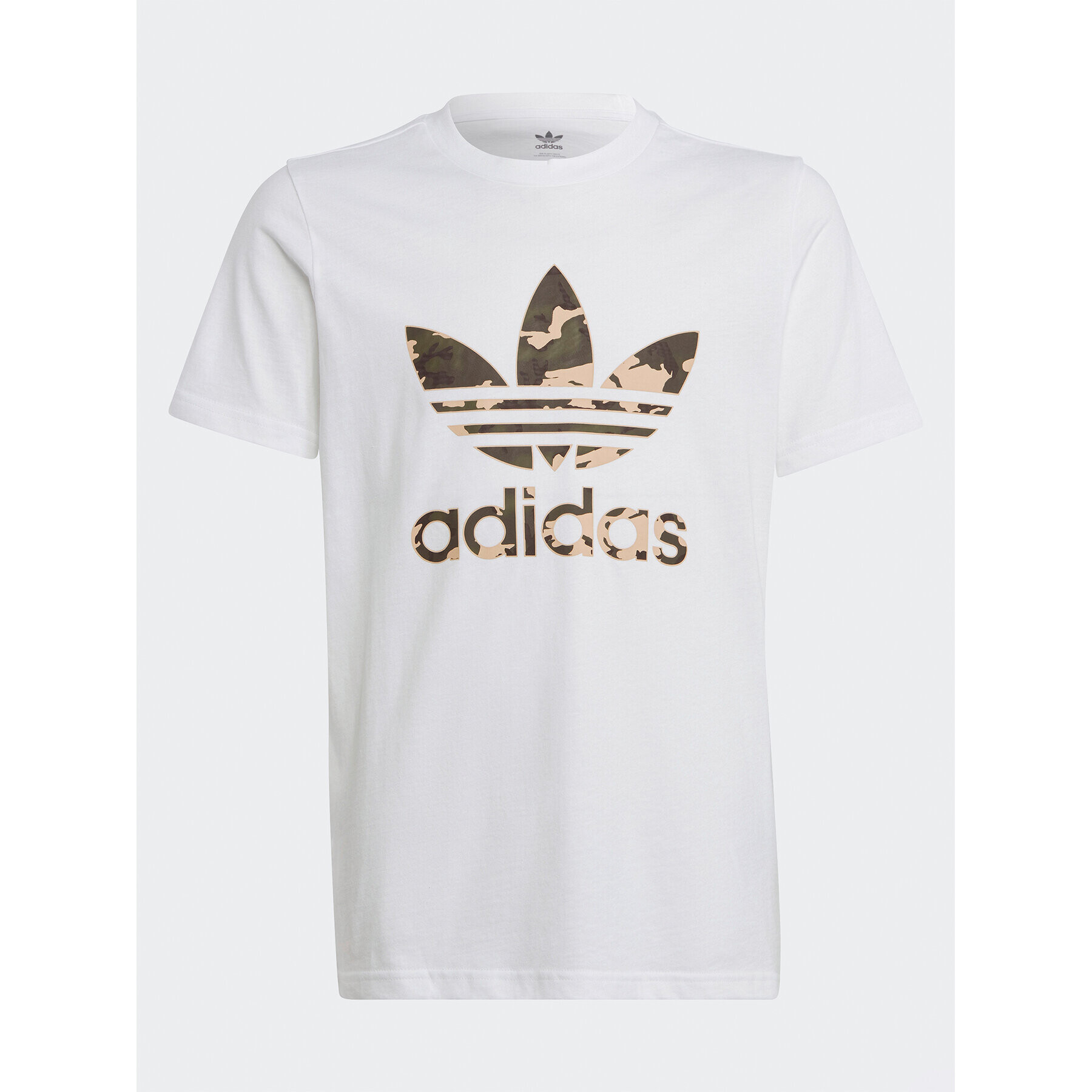 adidas T-Shirt Camo T-Shirt IC2134 Bílá Regular Fit - Pepit.cz