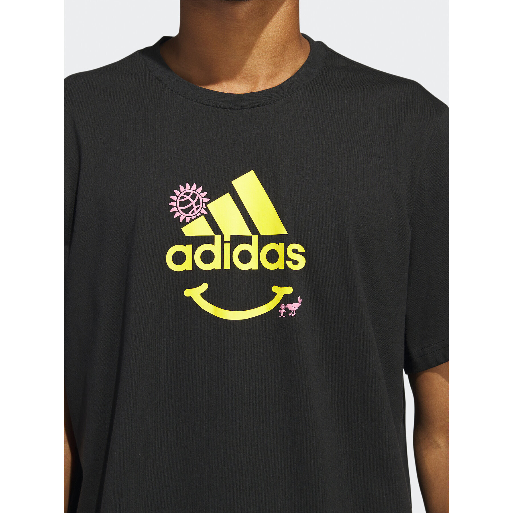 adidas T-Shirt Change Through Sports Graphic IC1674 Černá Regular Fit - Pepit.cz