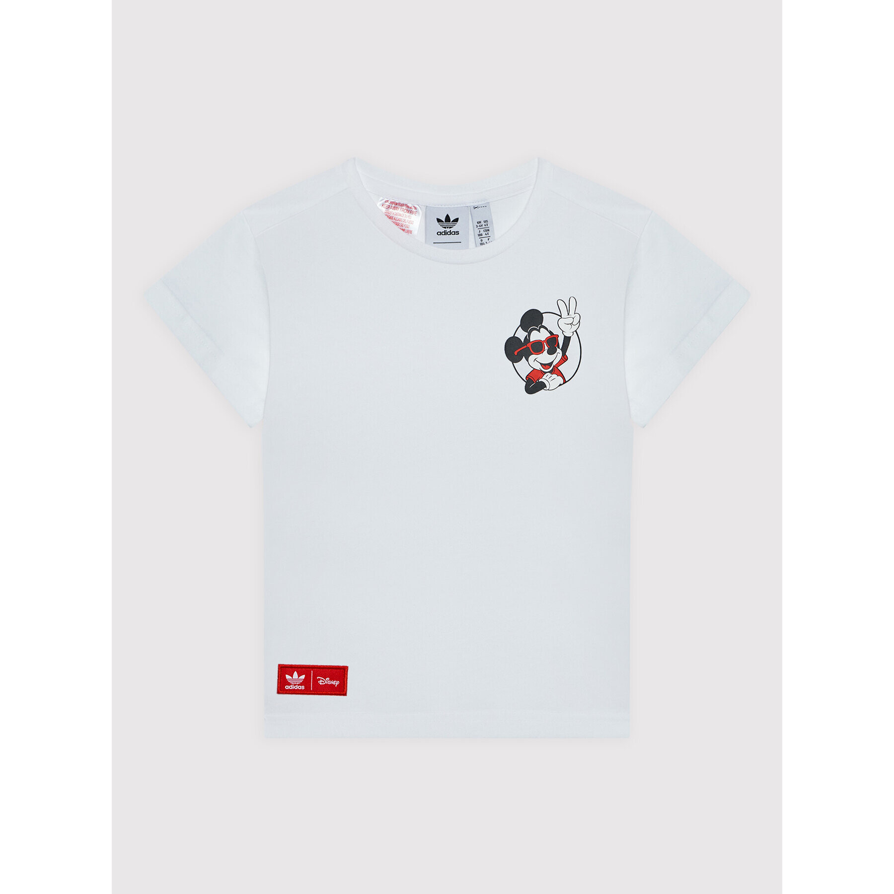 adidas T-Shirt Disney Mickey And Friends HC1912 Bílá Regular Fit - Pepit.cz