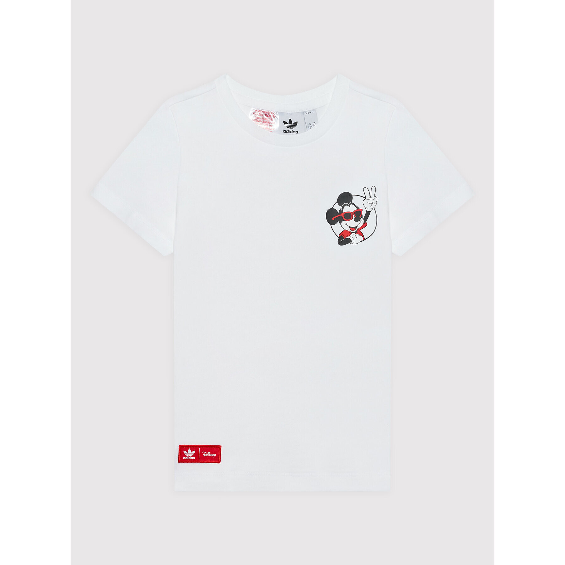 adidas T-Shirt Disney Mickey And Friends HF7523 Bílá Regular Fit - Pepit.cz