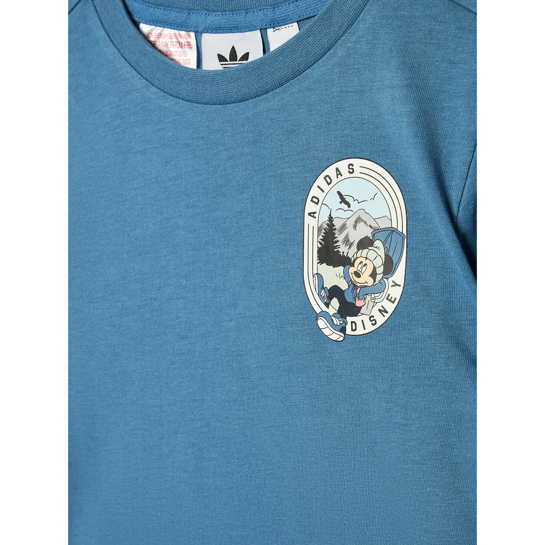 adidas T-Shirt Disney Mickey And Friends HK9802 Modrá Regular Fit - Pepit.cz