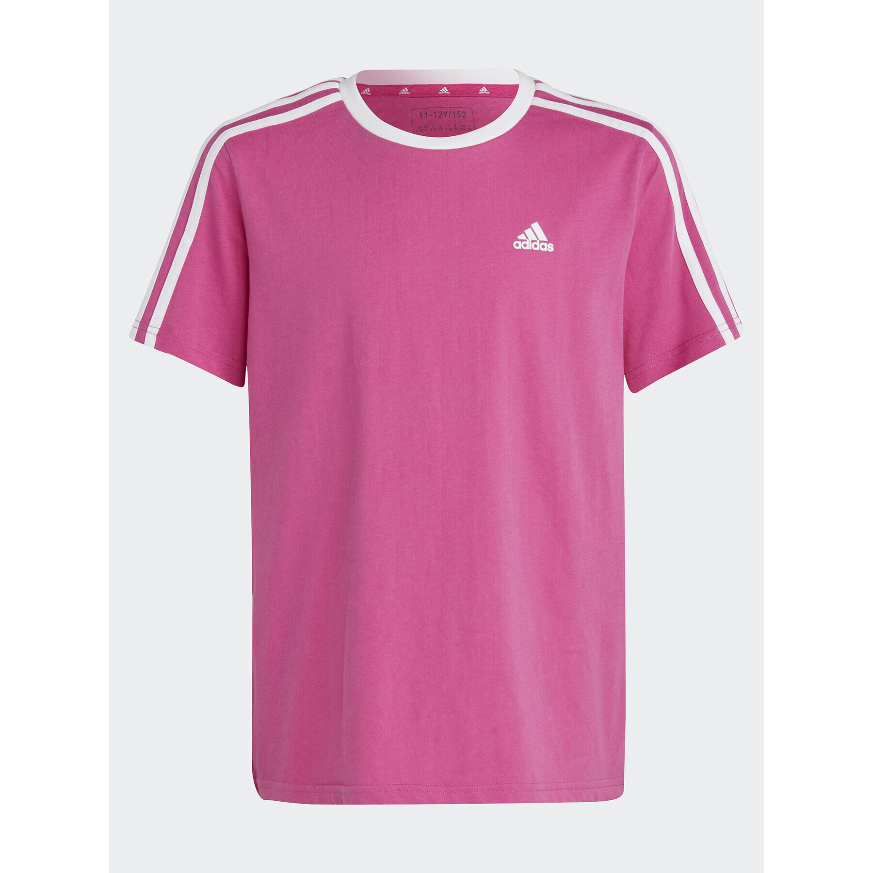 adidas T-Shirt Essentials 3-Stripes Cotton Loose Fit Boyfriend T-Shirt IC3639 Růžová Loose Fit - Pepit.cz