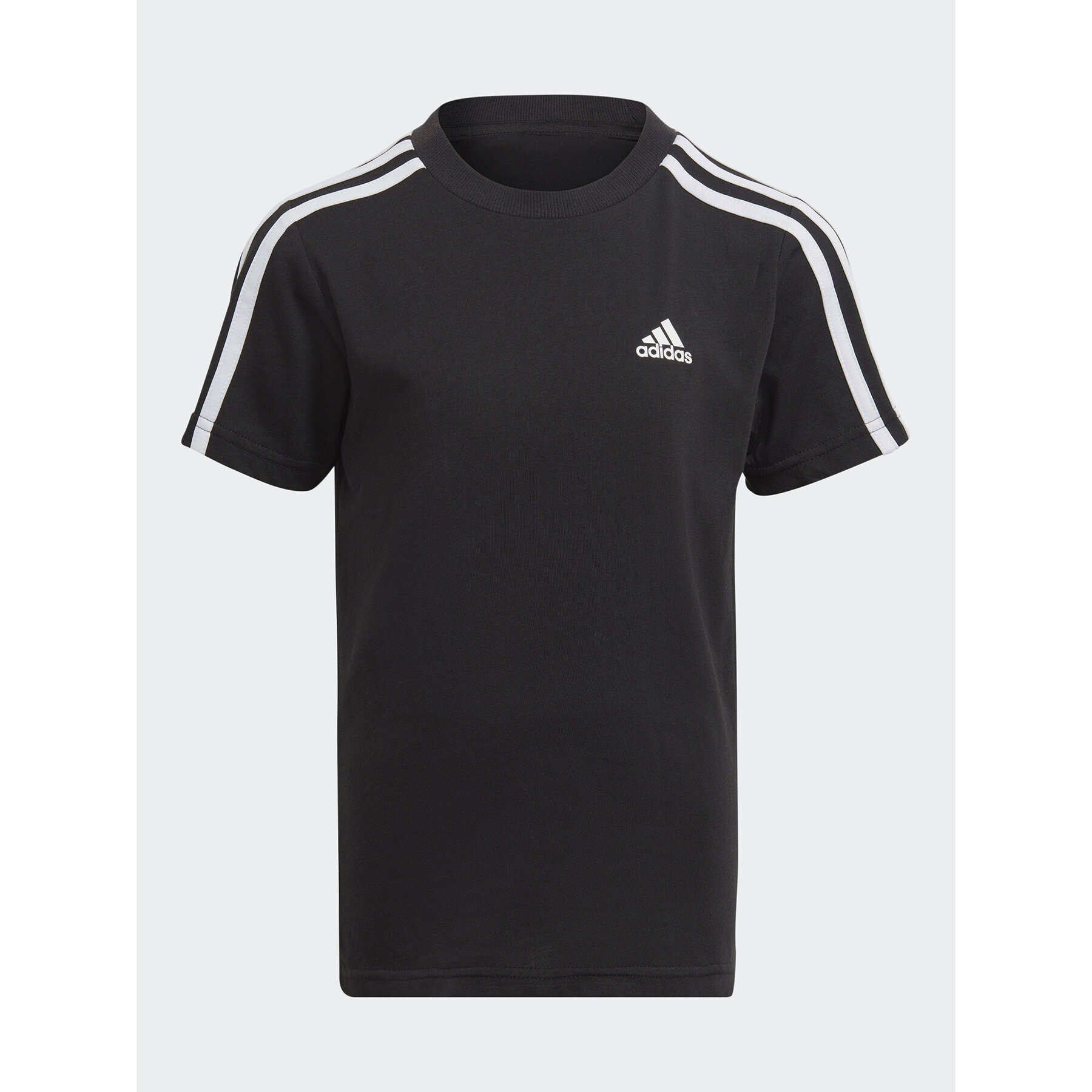 adidas T-Shirt Essentials 3-Stripes Cotton T-Shirt IC9135 Černá Regular Fit - Pepit.cz