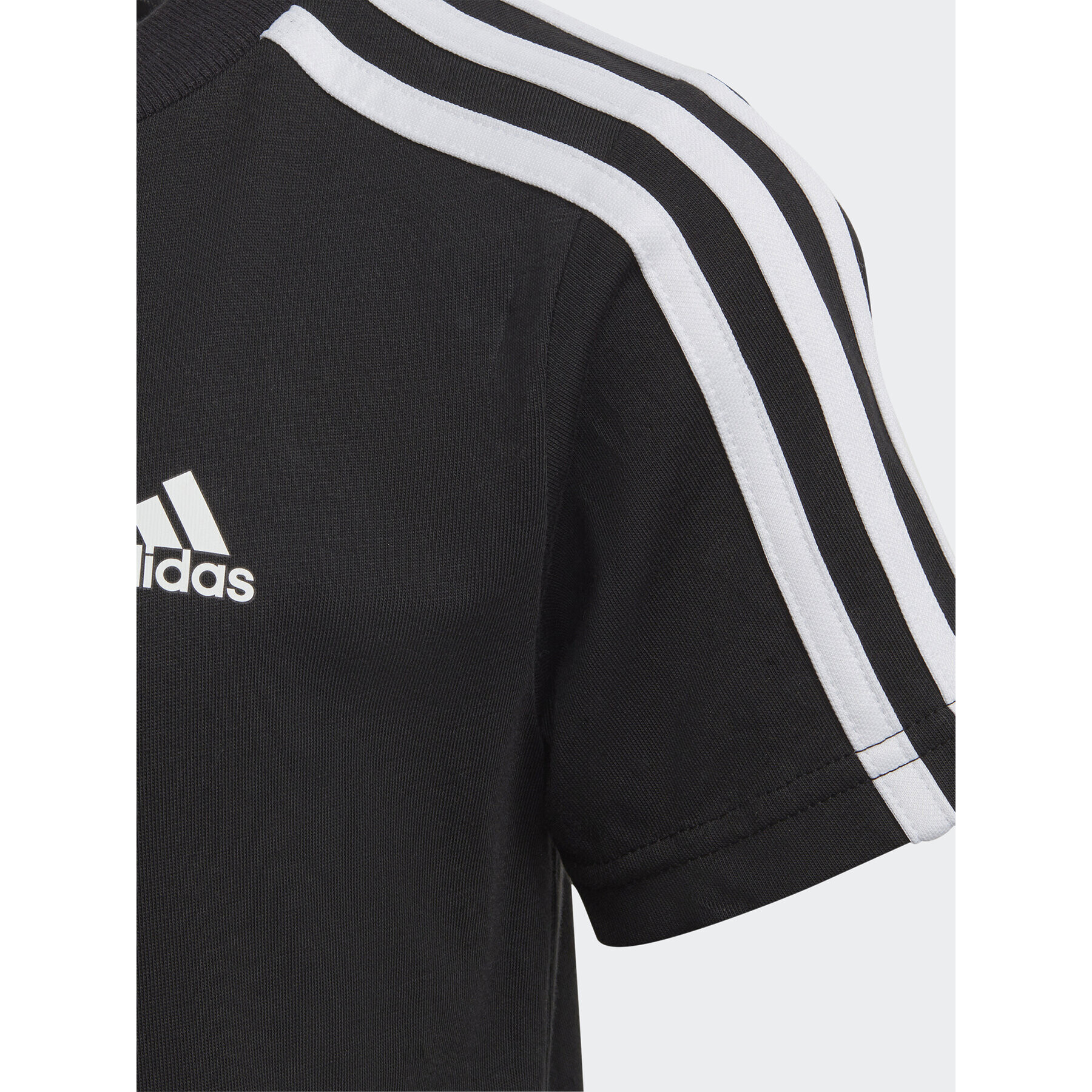 adidas T-Shirt Essentials 3-Stripes Cotton T-Shirt IC9135 Černá Regular Fit - Pepit.cz