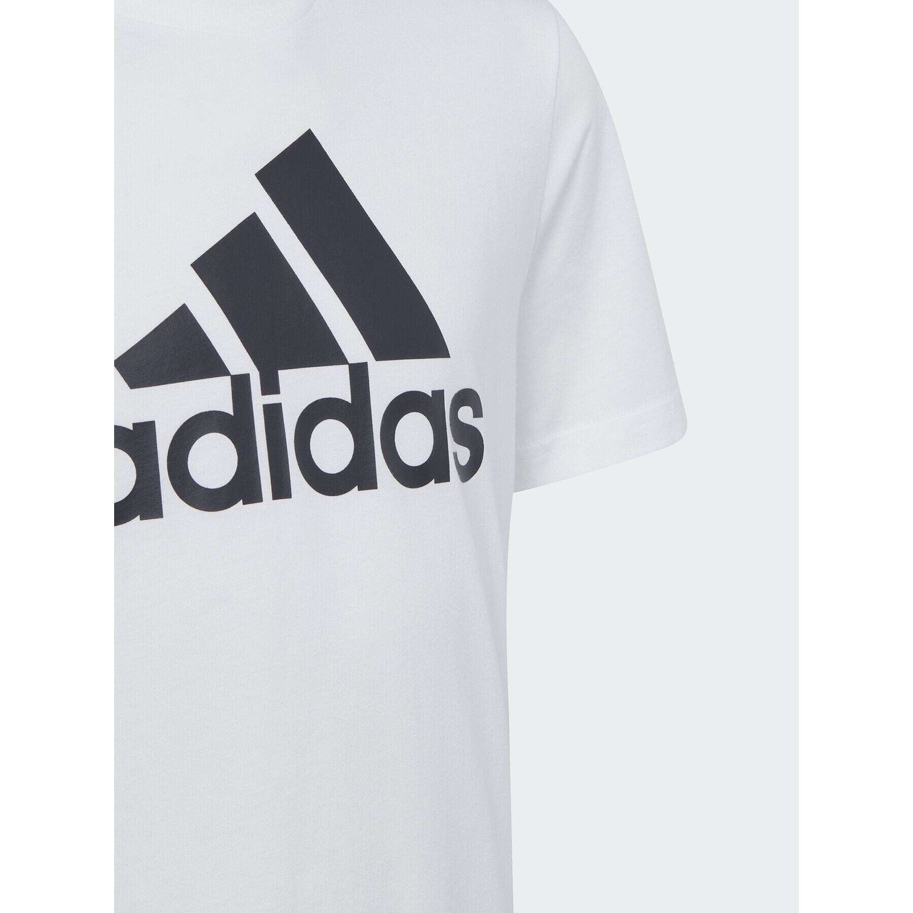 adidas T-Shirt Essentials Big Logo Cotton T-Shirt IB1670 Bílá Regular Fit - Pepit.cz