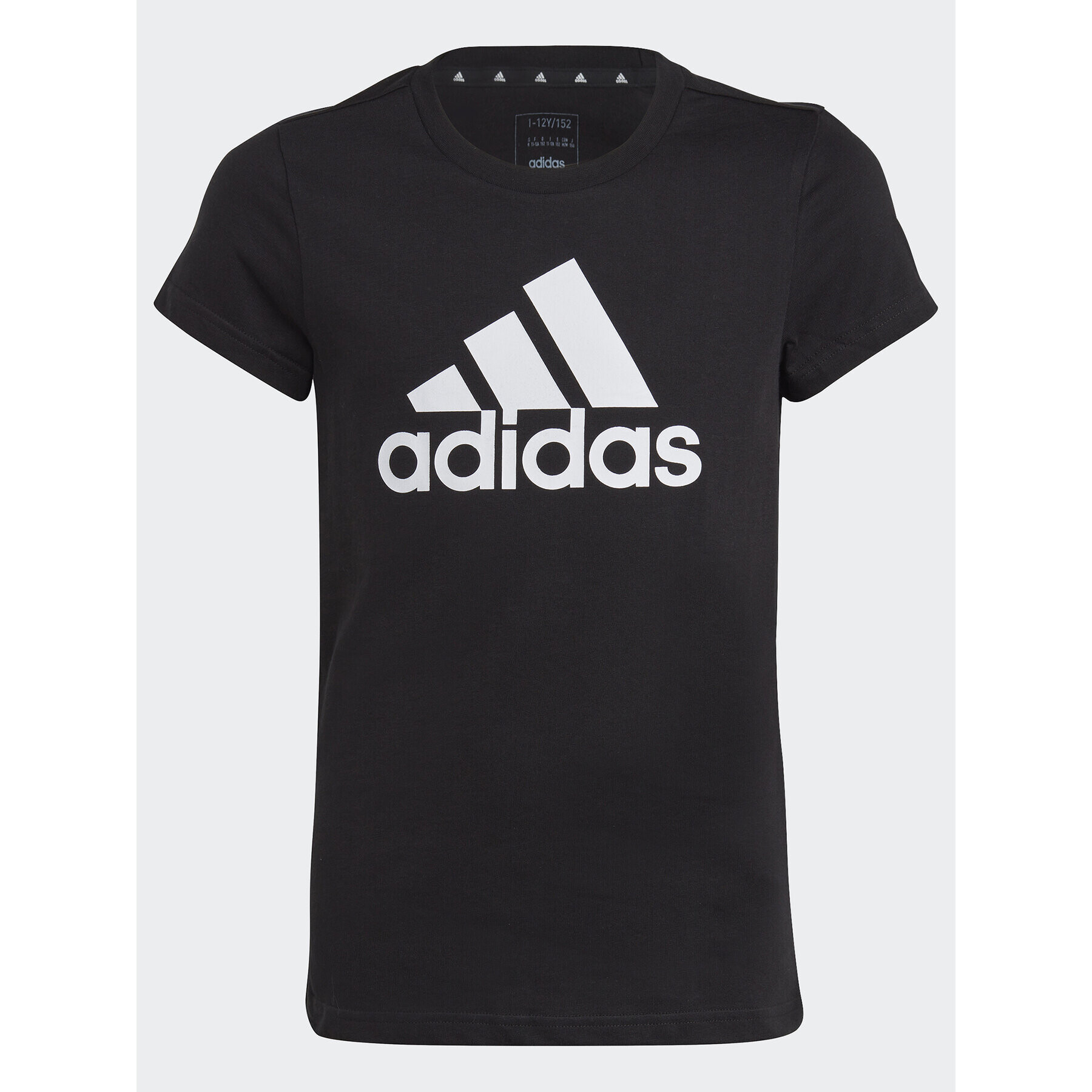 adidas T-Shirt Essentials Big Logo Cotton T-Shirt IC6120 Černá Slim Fit - Pepit.cz