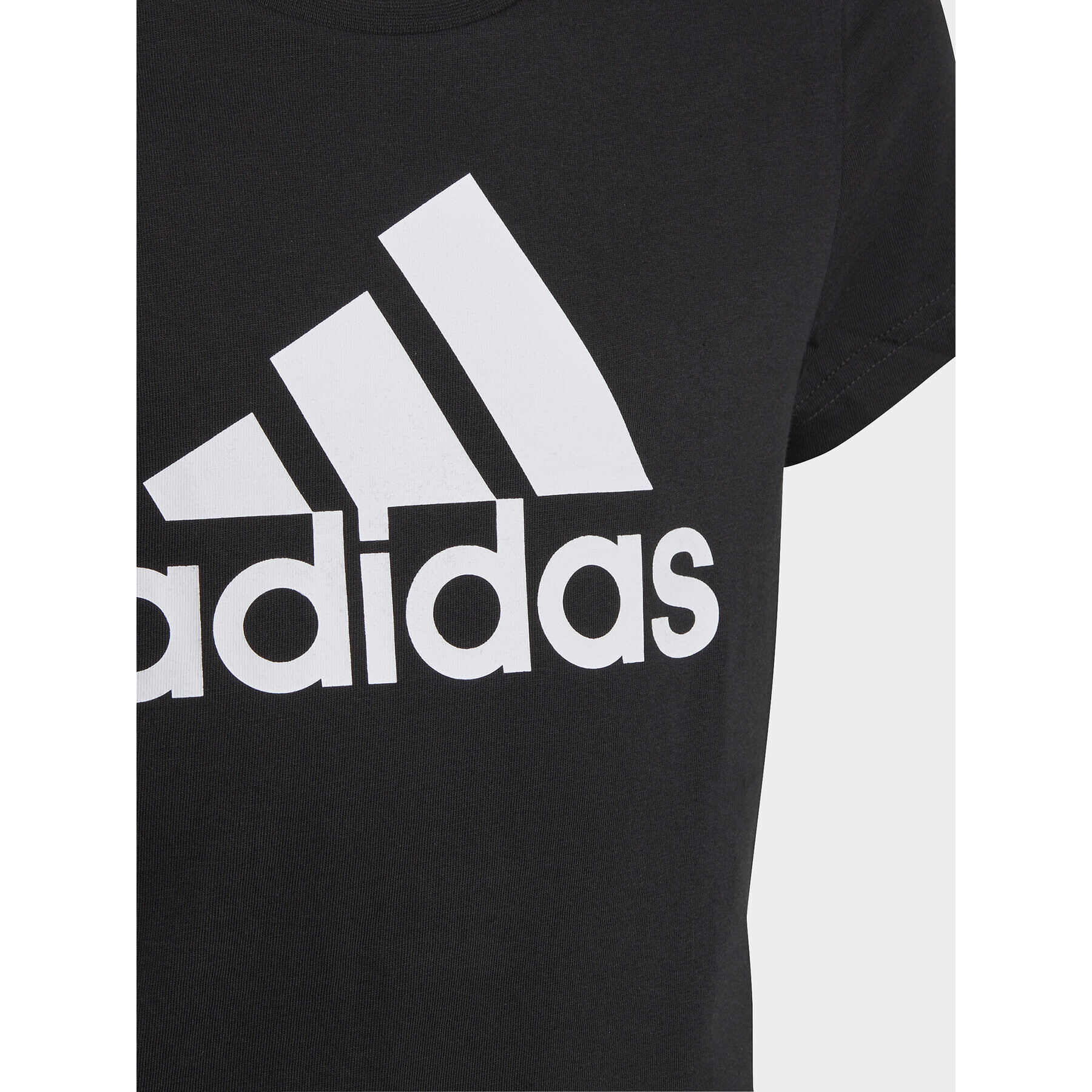 adidas T-Shirt Essentials Big Logo Cotton T-Shirt IC6120 Černá Slim Fit - Pepit.cz