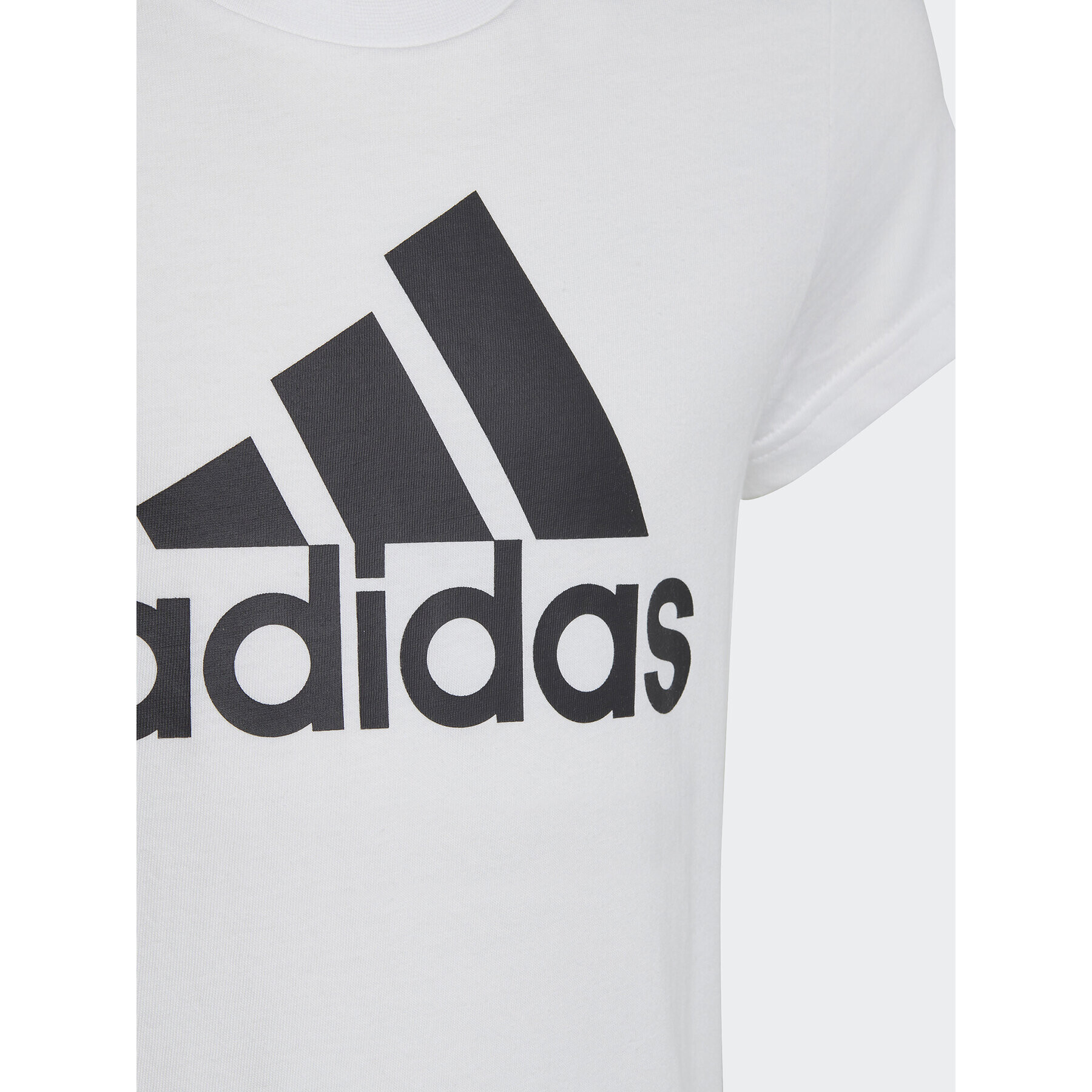 adidas T-Shirt Essentials Big Logo Cotton T-Shirt IC6121 Bílá Slim Fit - Pepit.cz