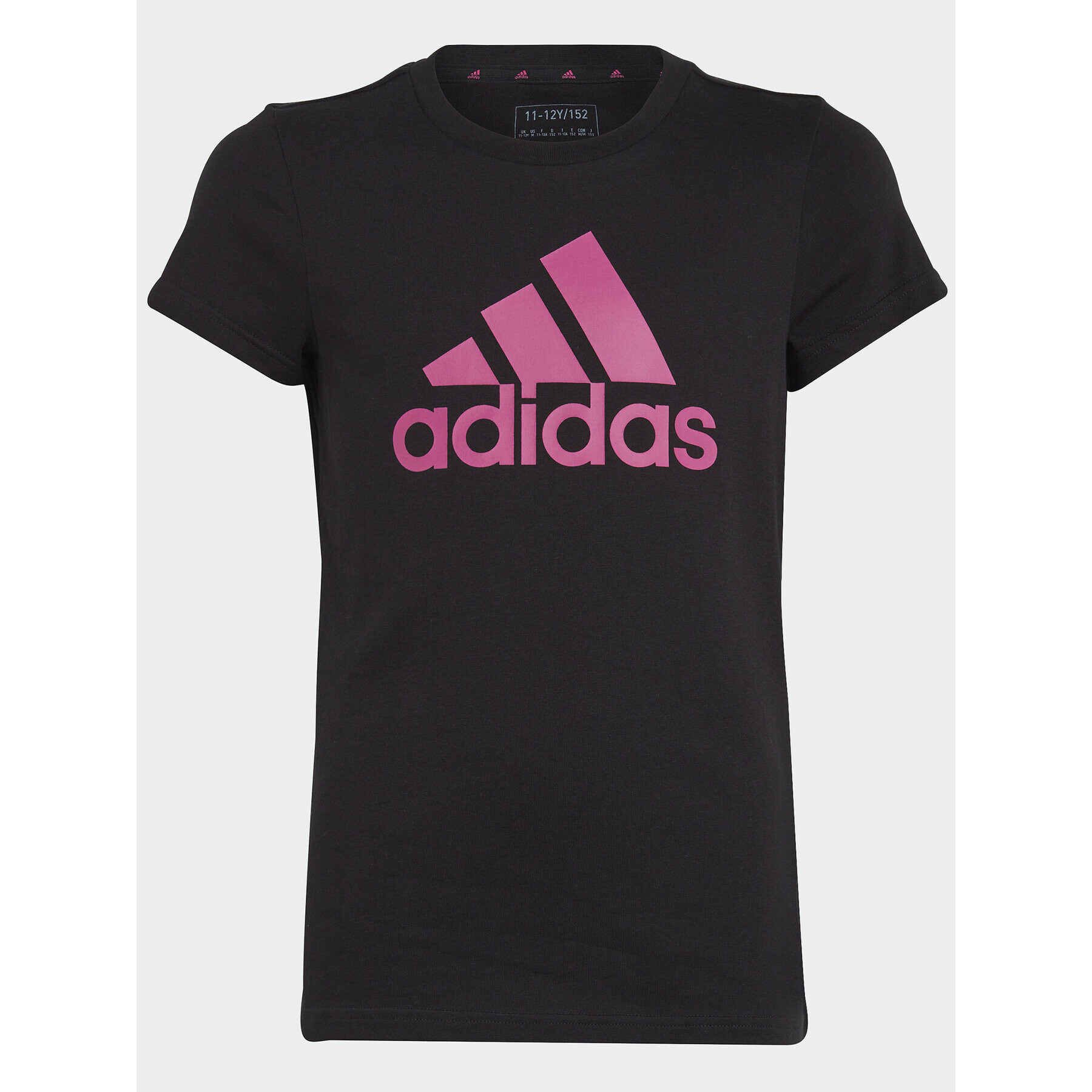 adidas T-Shirt Essentials Big Logo Cotton T-Shirt IC6122 Černá Slim Fit - Pepit.cz