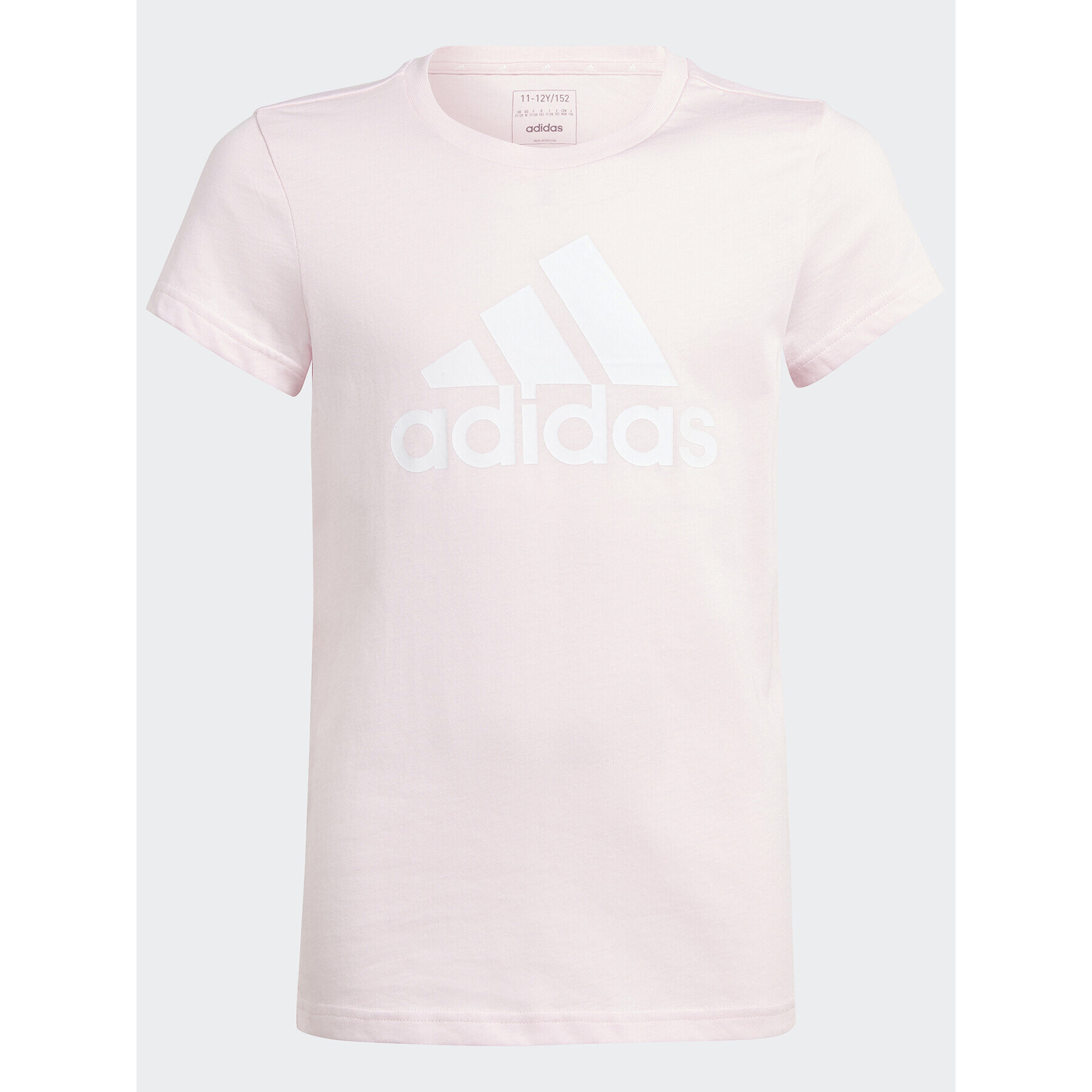 adidas T-Shirt Essentials Big Logo Cotton T-Shirt IC6123 Růžová Slim Fit - Pepit.cz