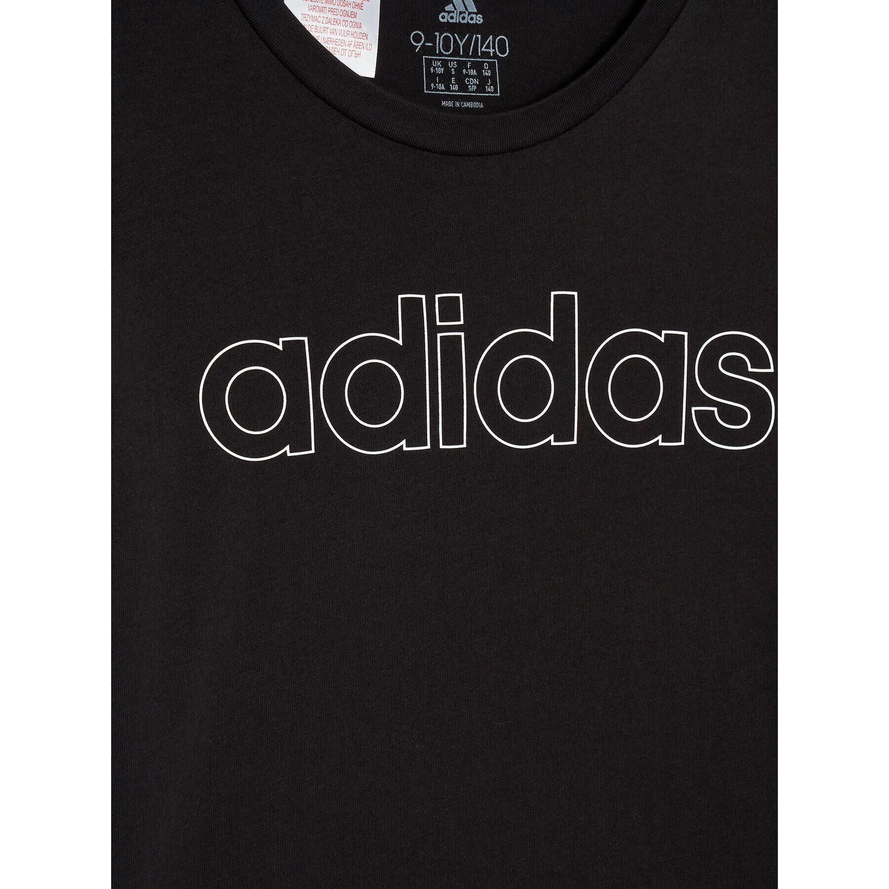 adidas T-Shirt Essentials GN4042 Černá Regular Fit - Pepit.cz