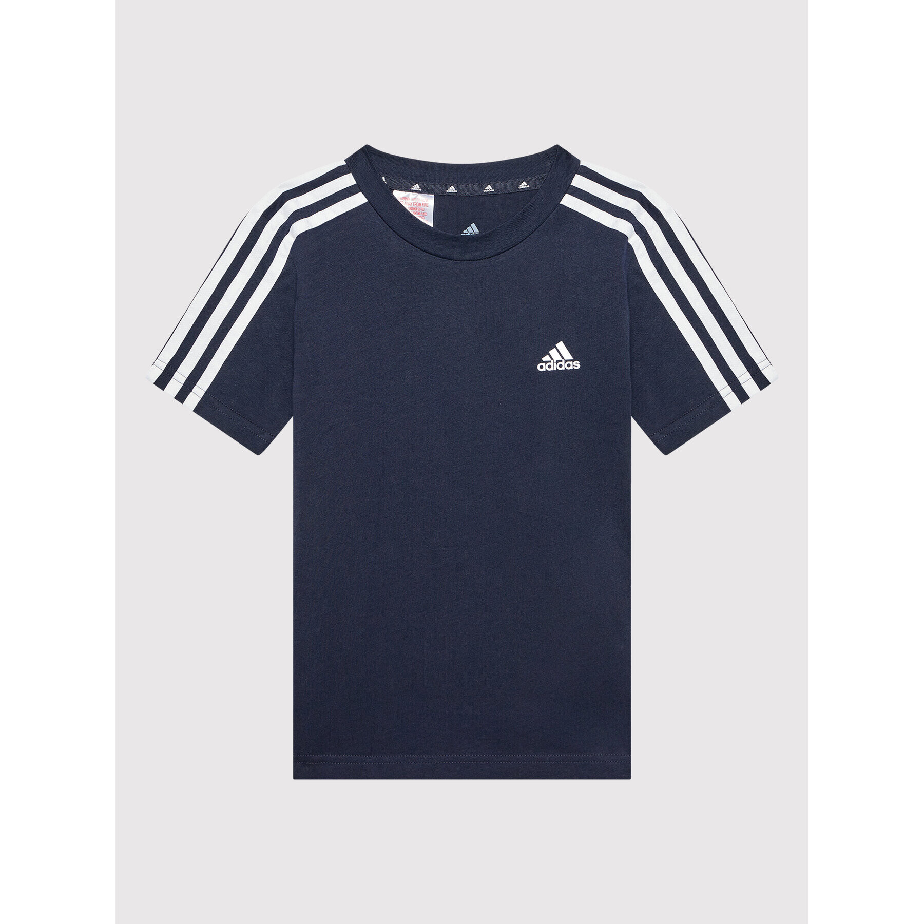 adidas T-Shirt Essentials GS4316 Tmavomodrá Regular Fit - Pepit.cz