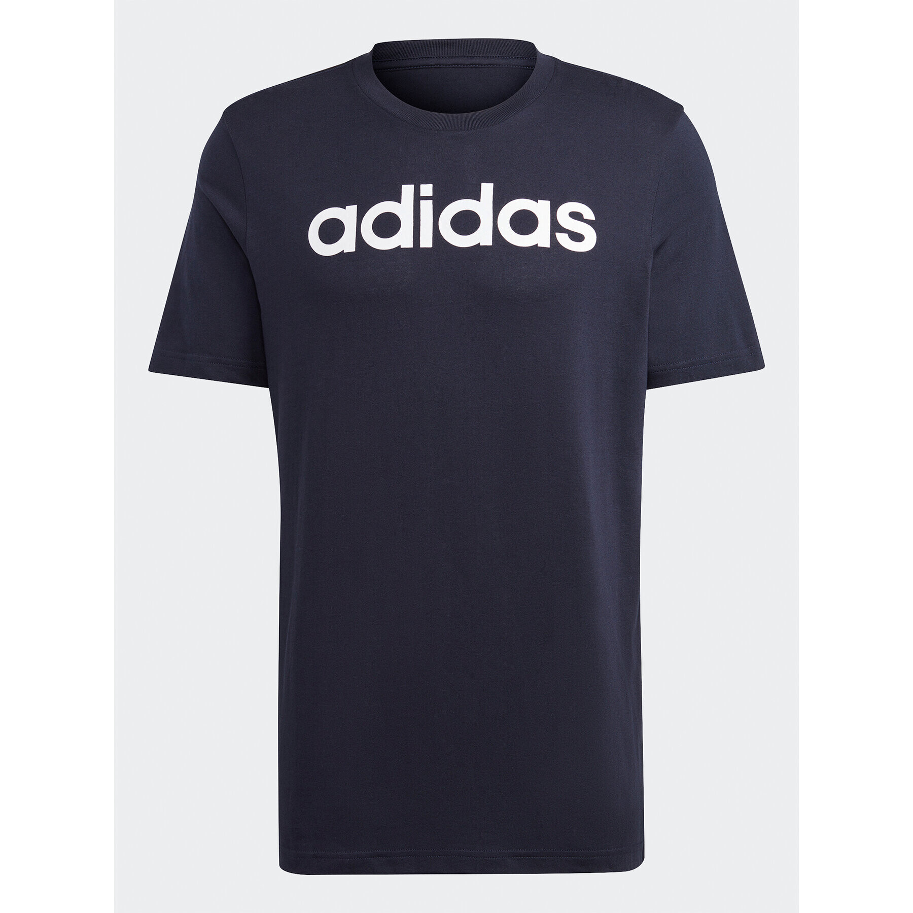 adidas T-Shirt Essentials Single Jersey Linear Embroidered Logo T-Shirt IC9275 Modrá Regular Fit - Pepit.cz