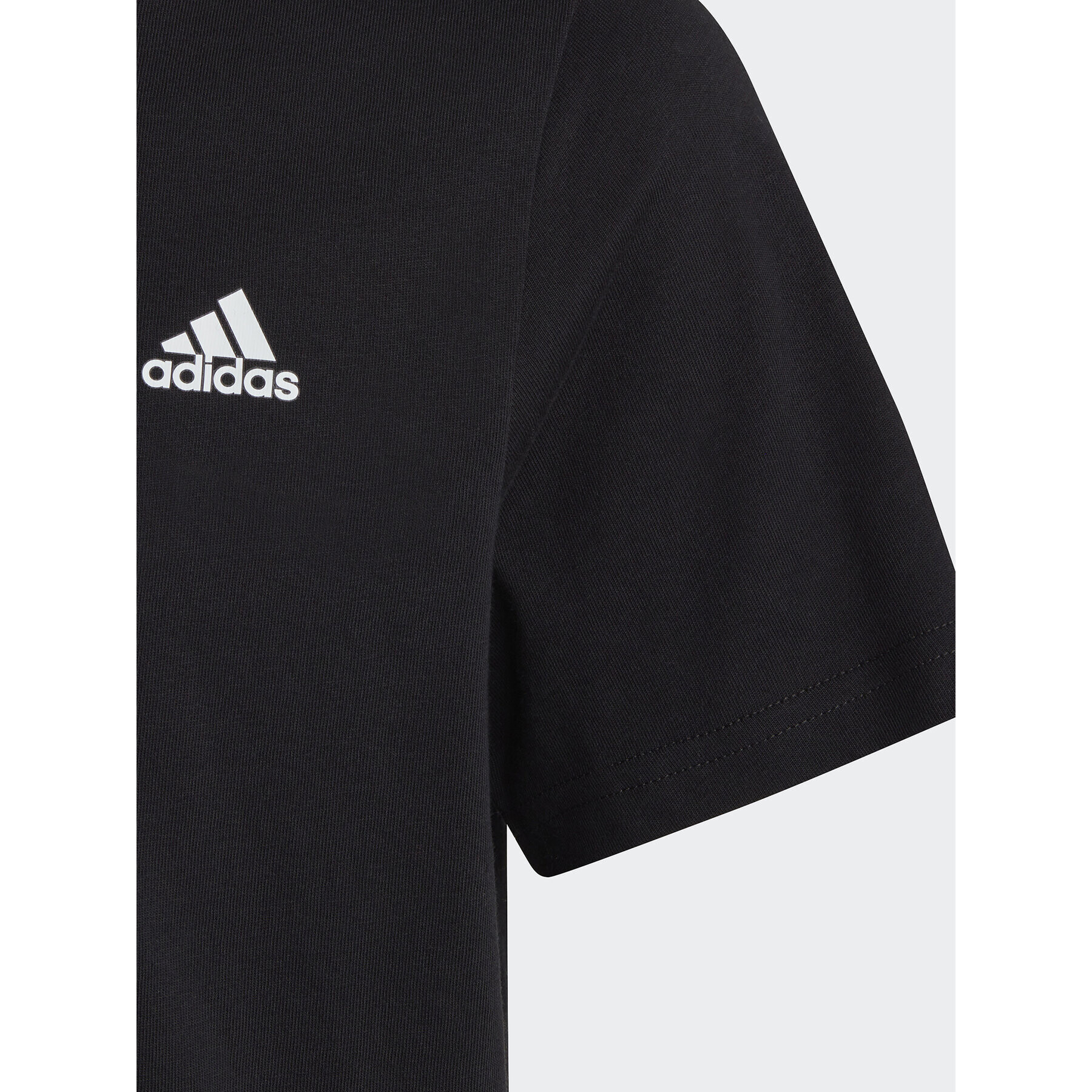 adidas T-Shirt Essentials Small Logo Cotton T-Shirt HR6397 Černá Regular Fit - Pepit.cz