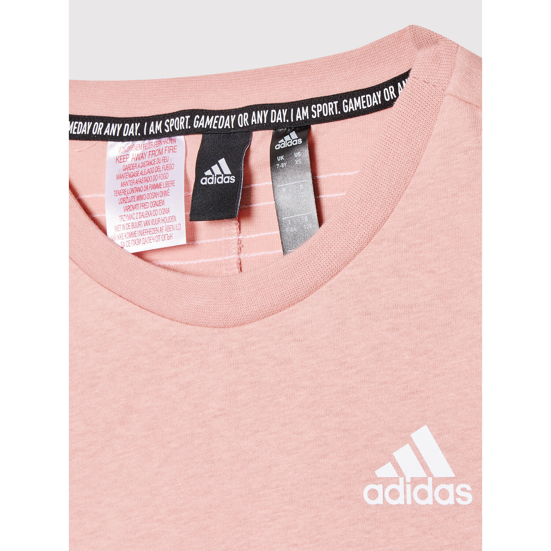 adidas T-Shirt HD4358 Růžová Loose Fit - Pepit.cz