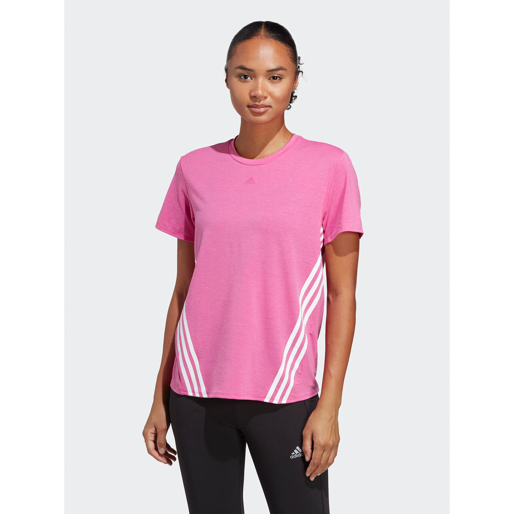 adidas T-Shirt HS2356 Růžová Regular Fit - Pepit.cz