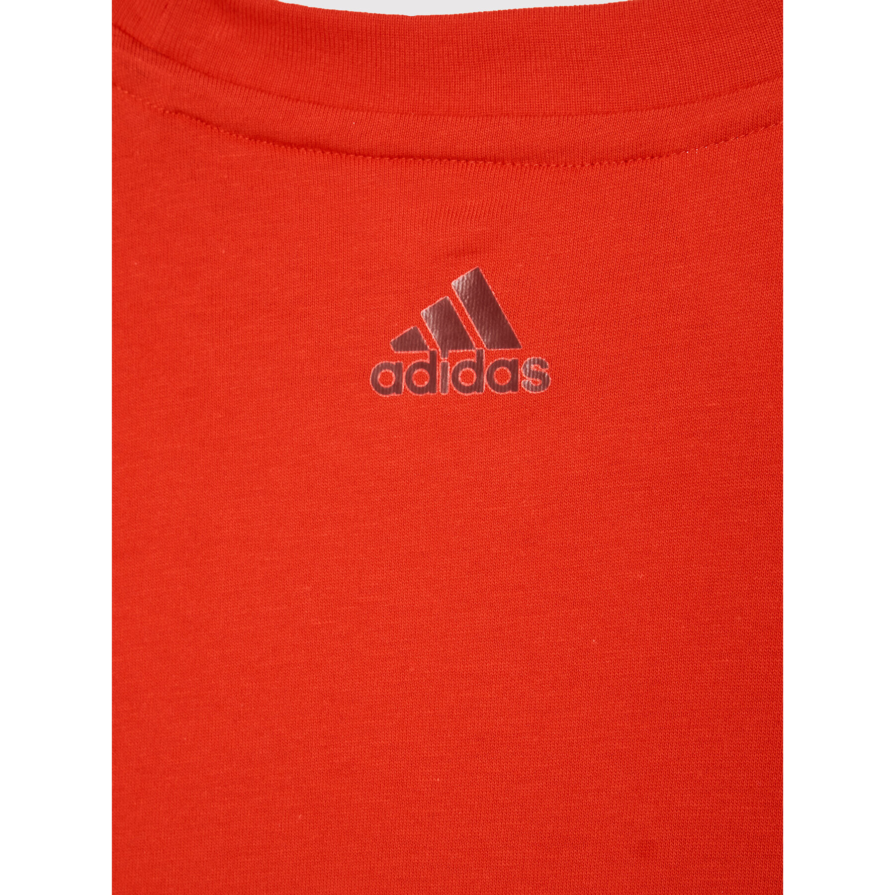 adidas T-Shirt Lin HD5971 Červená Regular Fit - Pepit.cz