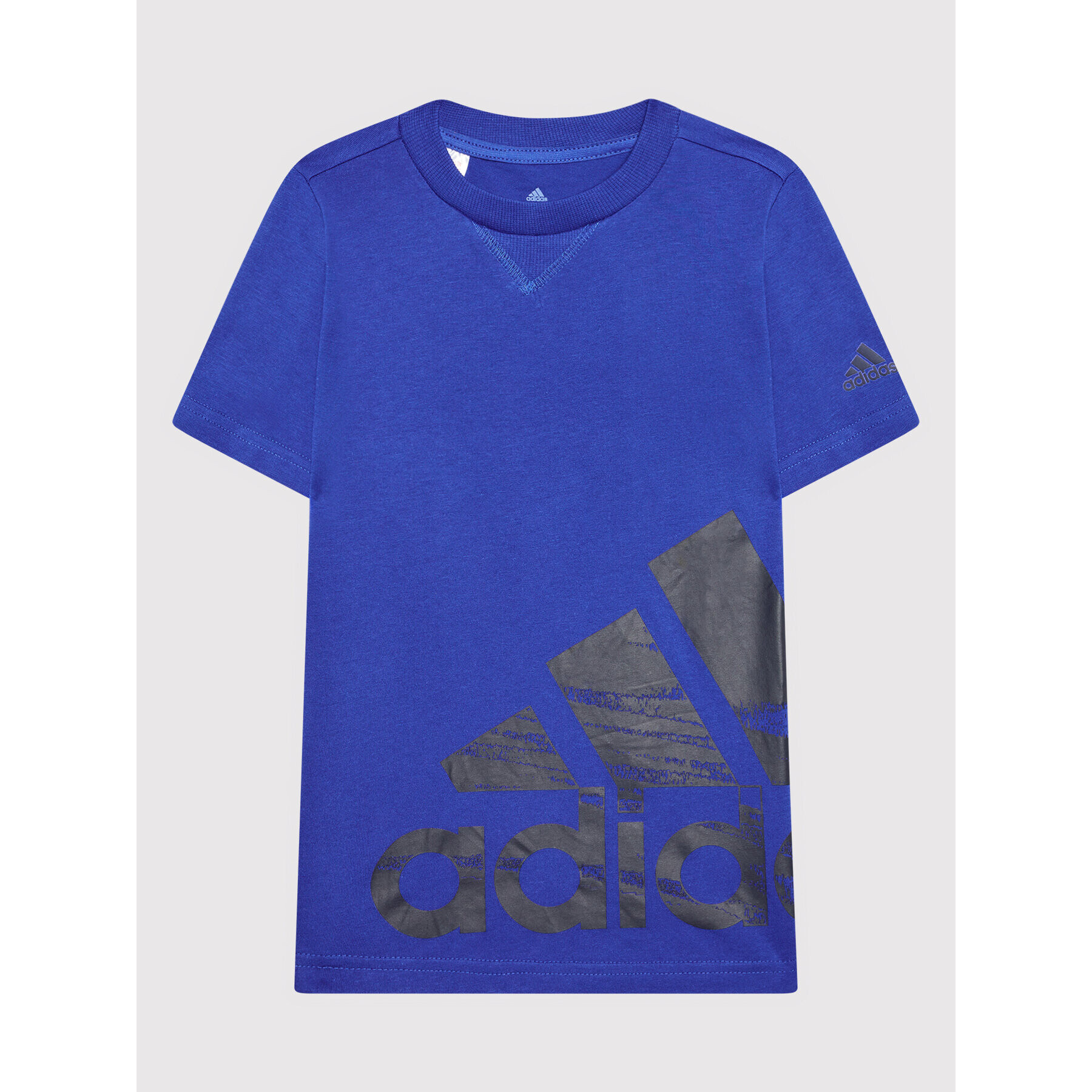 adidas T-Shirt Logo HF1823 Modrá Regular Fit - Pepit.cz