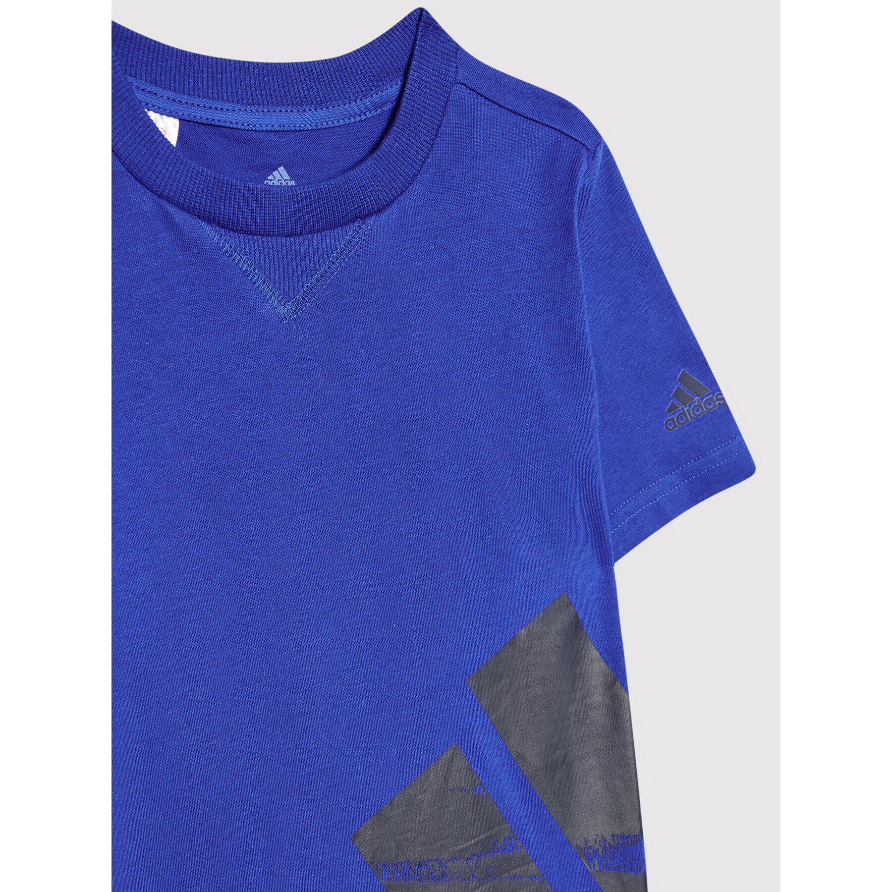 adidas T-Shirt Logo HF1823 Modrá Regular Fit - Pepit.cz