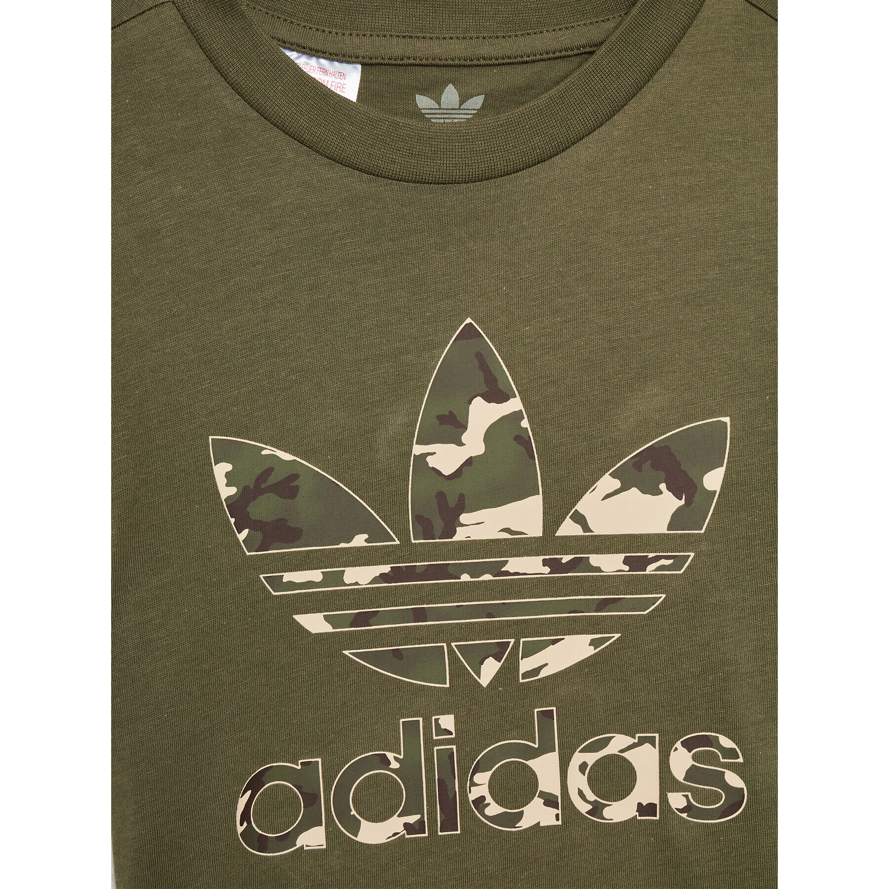 adidas T-Shirt Tee IC2135 Zelená Regular Fit - Pepit.cz