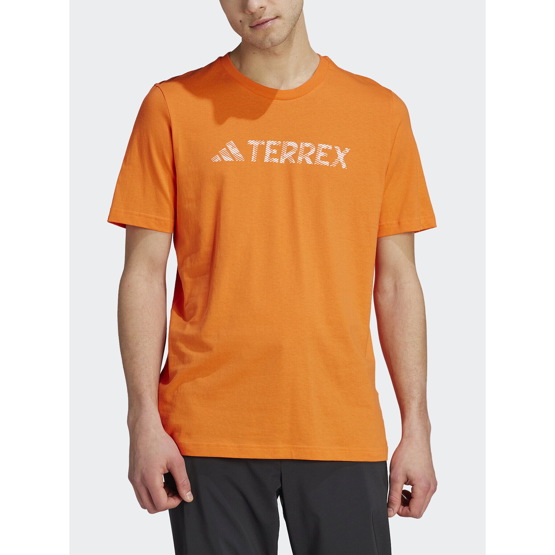 adidas T-Shirt Terrex Classic Logo T-Shirt HY1694 Oranžová Regular Fit - Pepit.cz