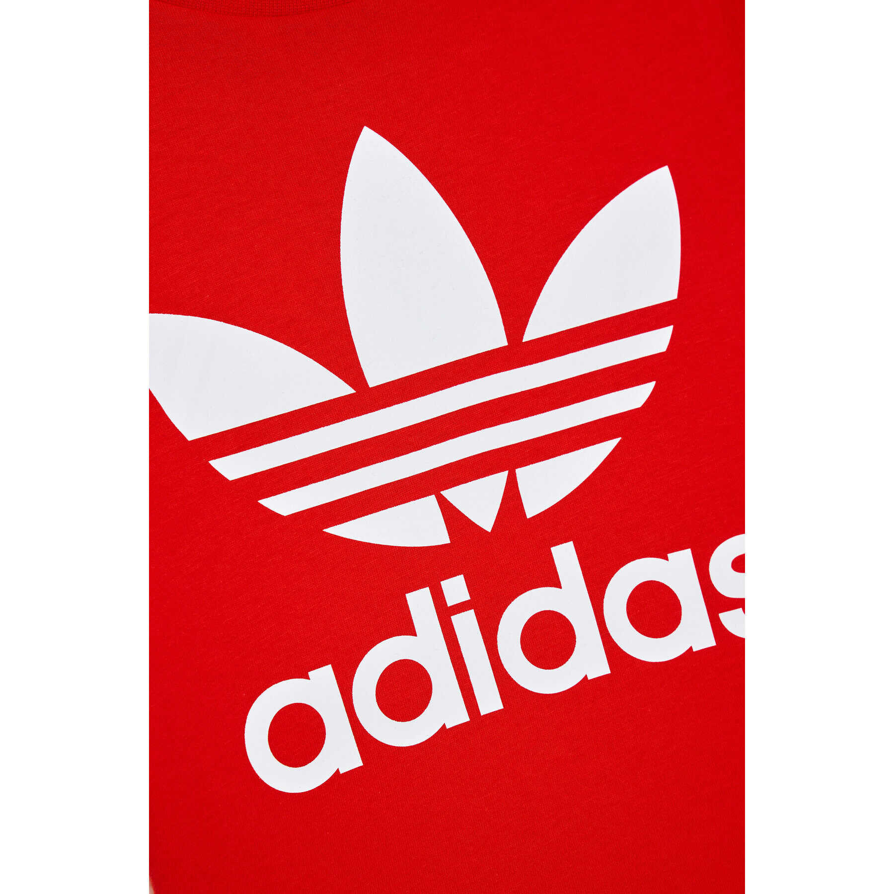 adidas T-Shirt Trefoil H25248 Červená Regular Fit - Pepit.cz