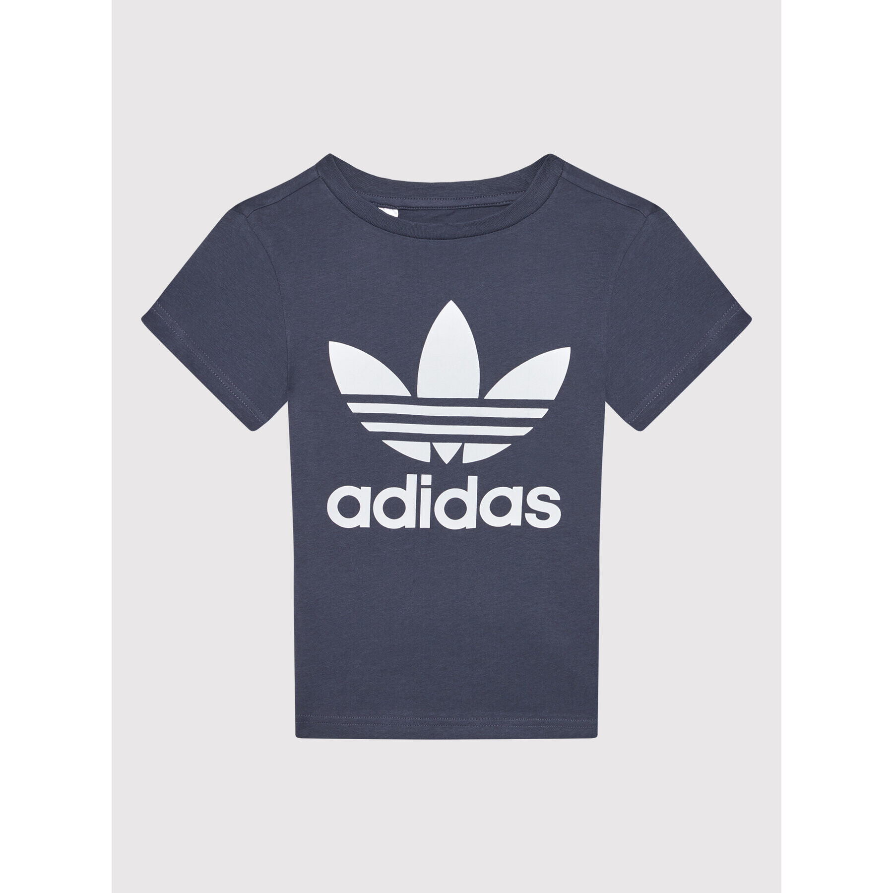 adidas T-Shirt Trefoil HC9601 Tmavomodrá Regular Fit - Pepit.cz