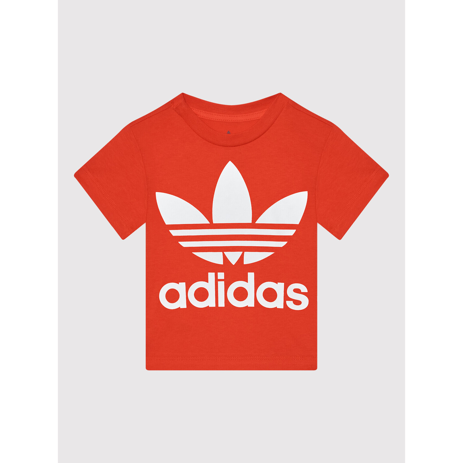 adidas T-Shirt Trefoil HE2189 Červená Regular Fit - Pepit.cz