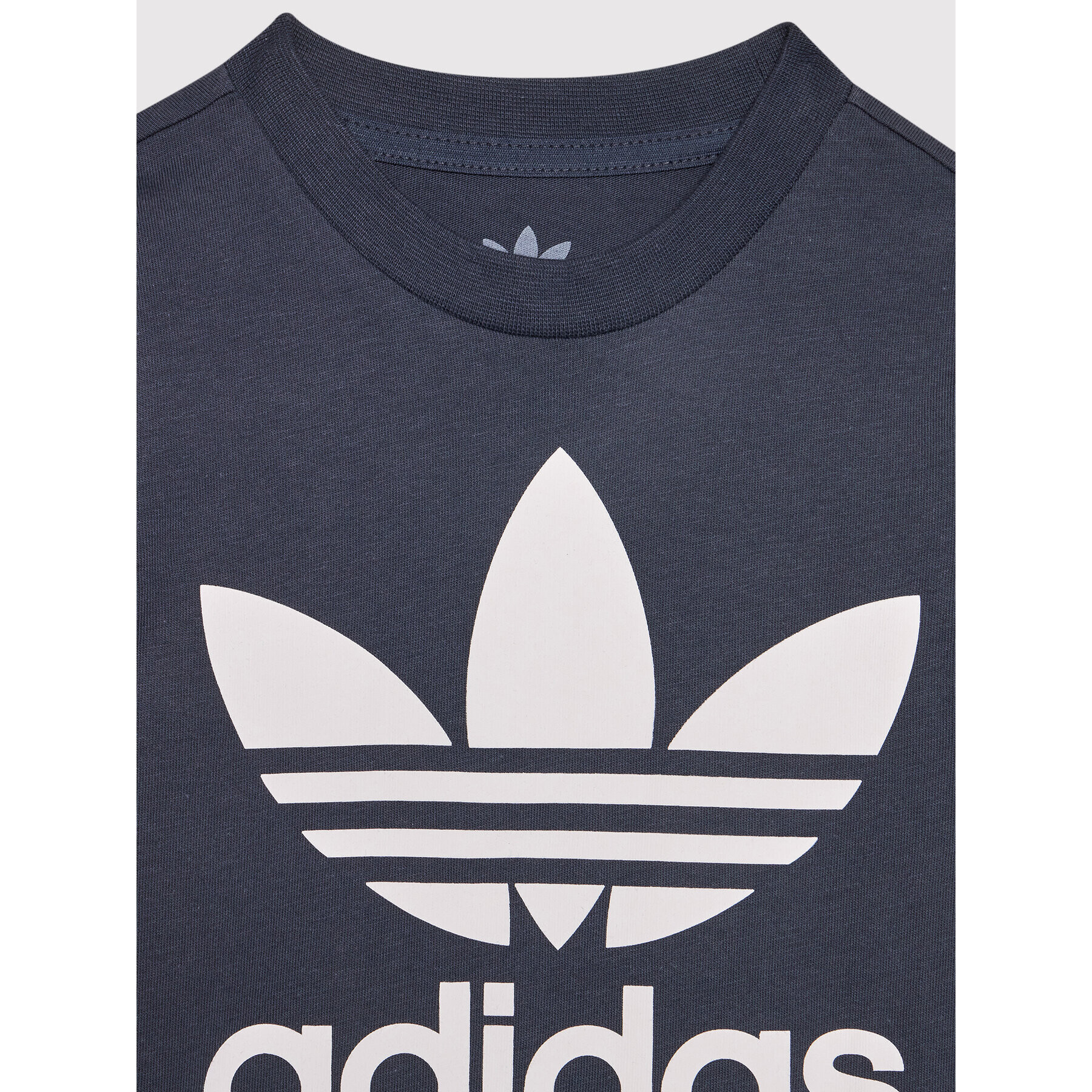 adidas T-Shirt Trefoil HE2190 Tmavomodrá Regular Fit - Pepit.cz