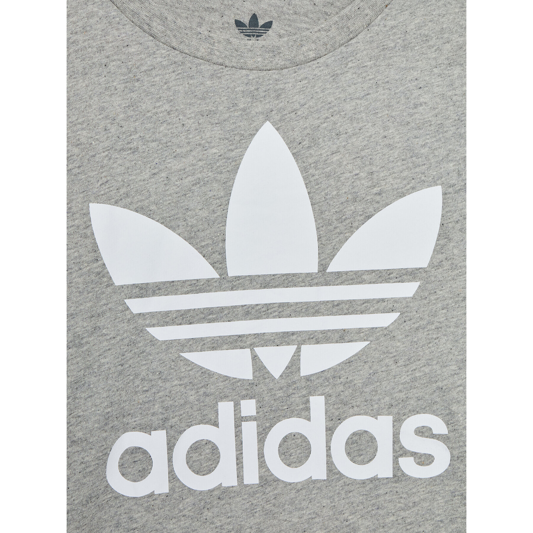 adidas T-Shirt Trefoil IB9931 Šedá Regular Fit - Pepit.cz