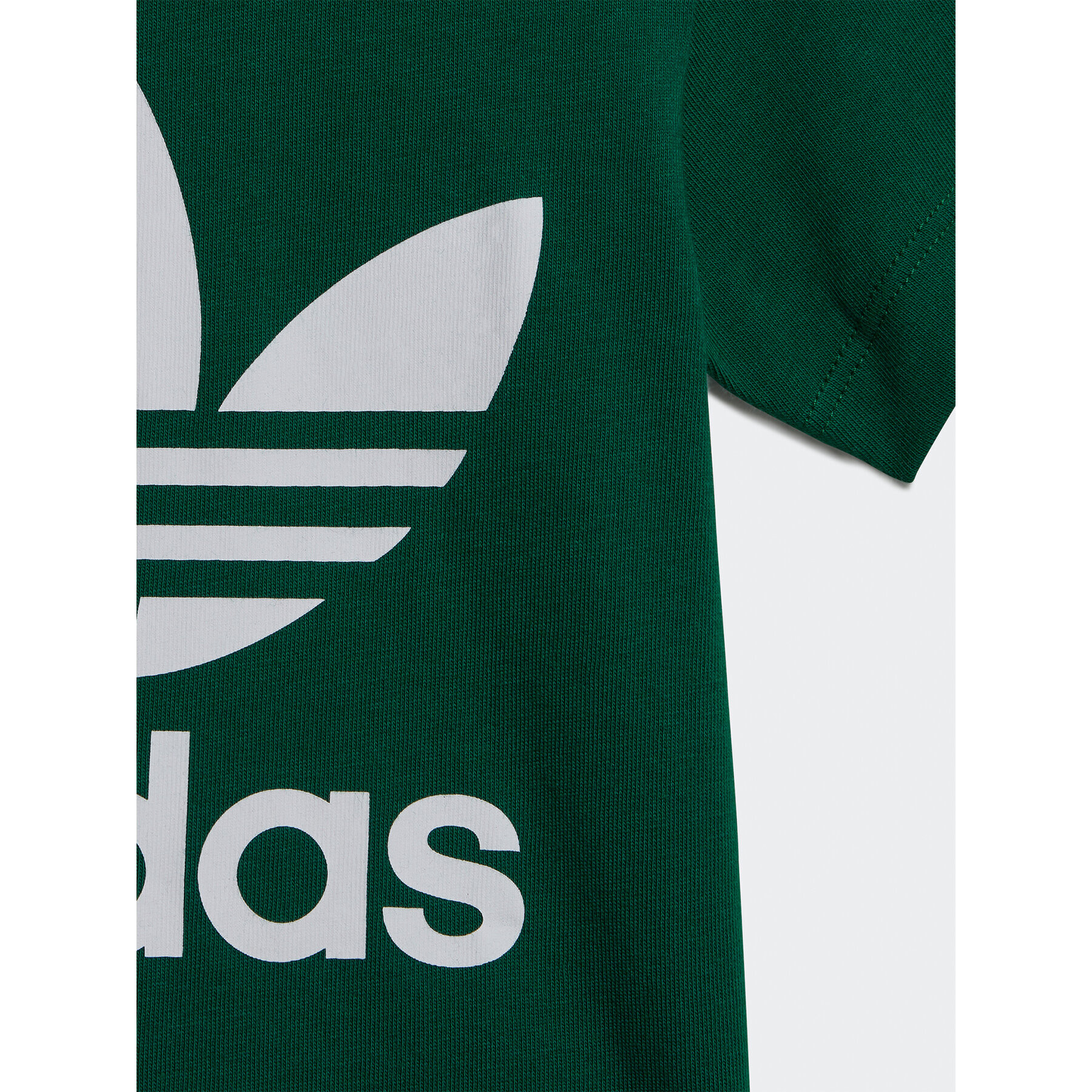 adidas T-Shirt Trefoil IC6114 Zelená Regular Fit - Pepit.cz