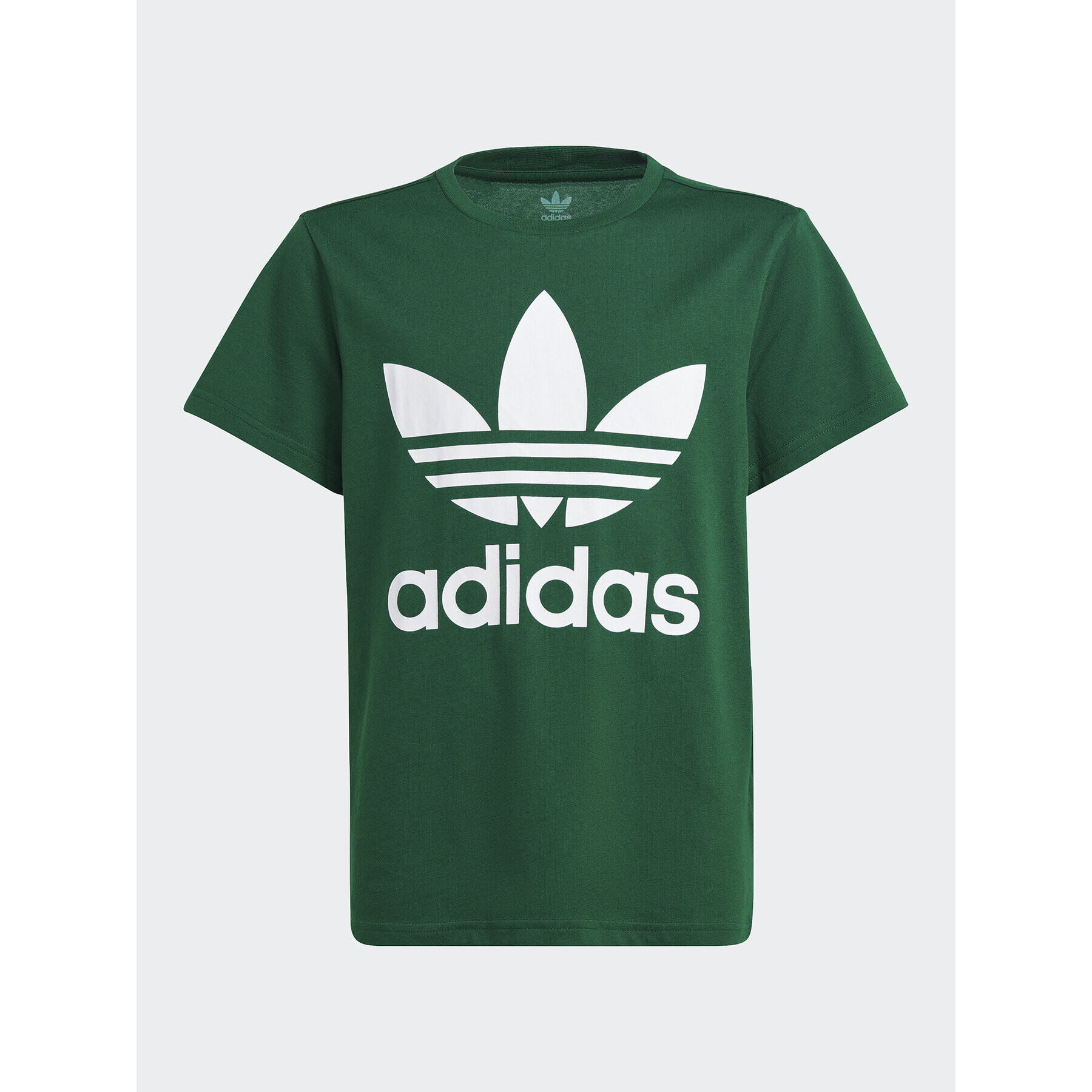 adidas T-Shirt Trefoil T-Shirt IB9933 Zelená Regular Fit - Pepit.cz