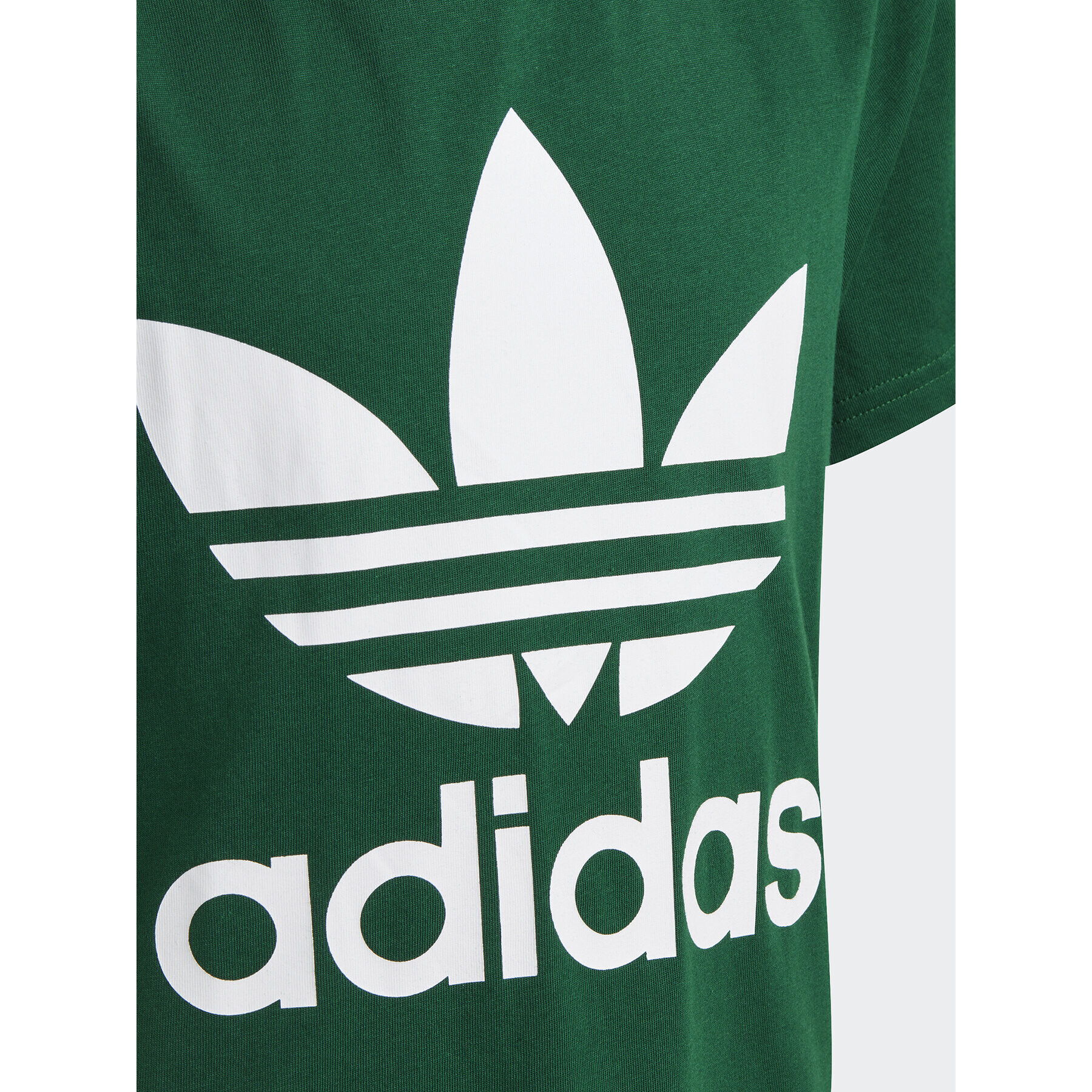 adidas T-Shirt Trefoil T-Shirt IB9933 Zelená Regular Fit - Pepit.cz