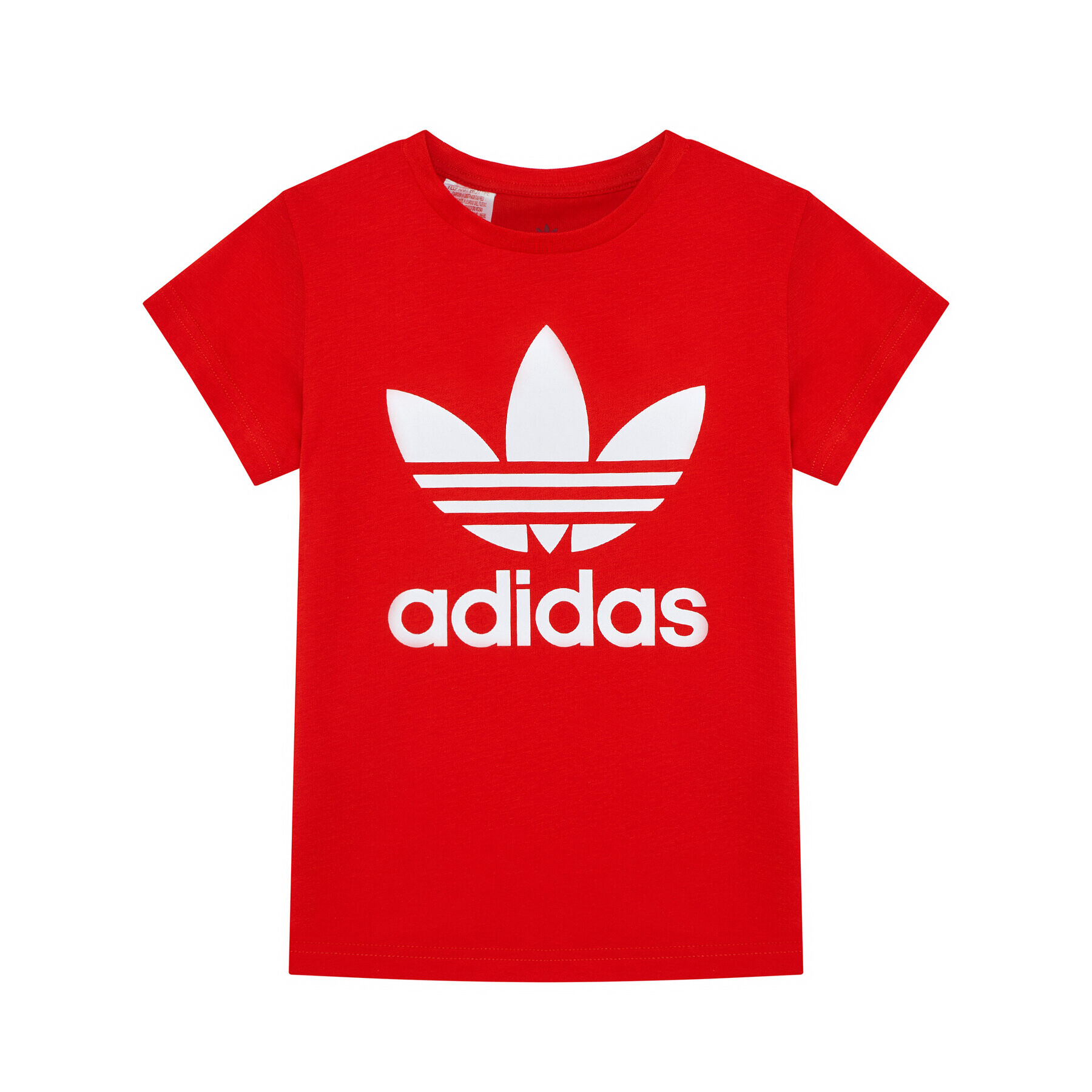 adidas T-Shirt Trefoil Tee H35619 Červená Regular Fit - Pepit.cz