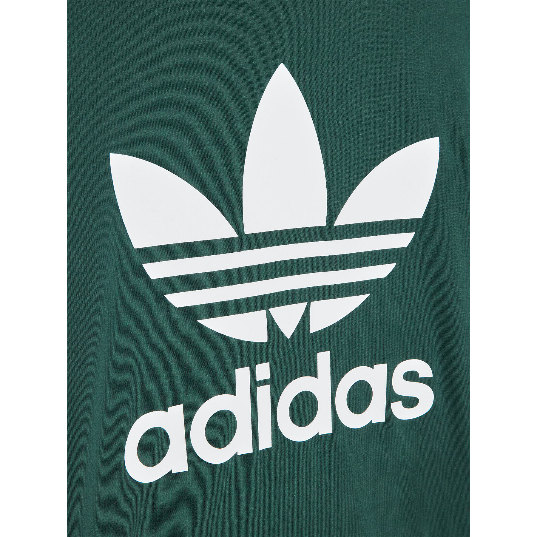 adidas T-Shirt Trefoil Tee HK0262 Zelená Regular Fit - Pepit.cz